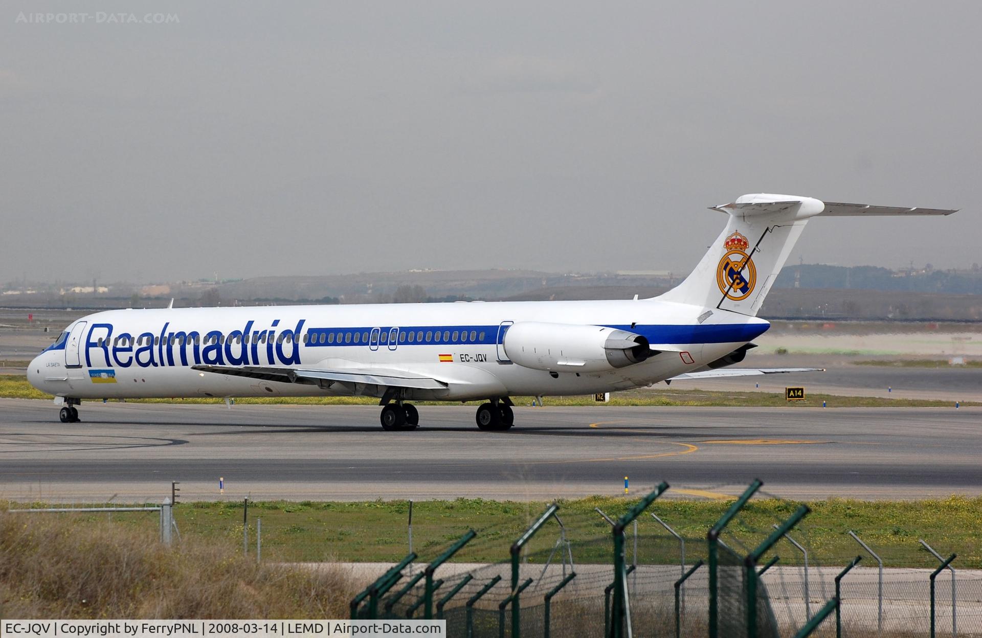 EC-JQV, 1987 McDonnell Douglas MD-83 C/N 49526/1342, Swift Air MD83 in special c/s