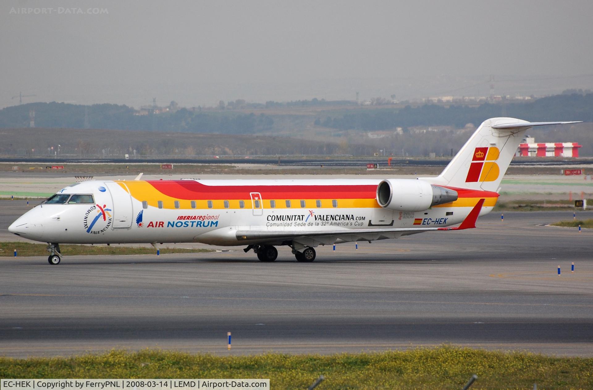 EC-HEK, 1999 Canadair CRJ-200ER (CL-600-2B19) C/N 7320, Air Nostrum CL200