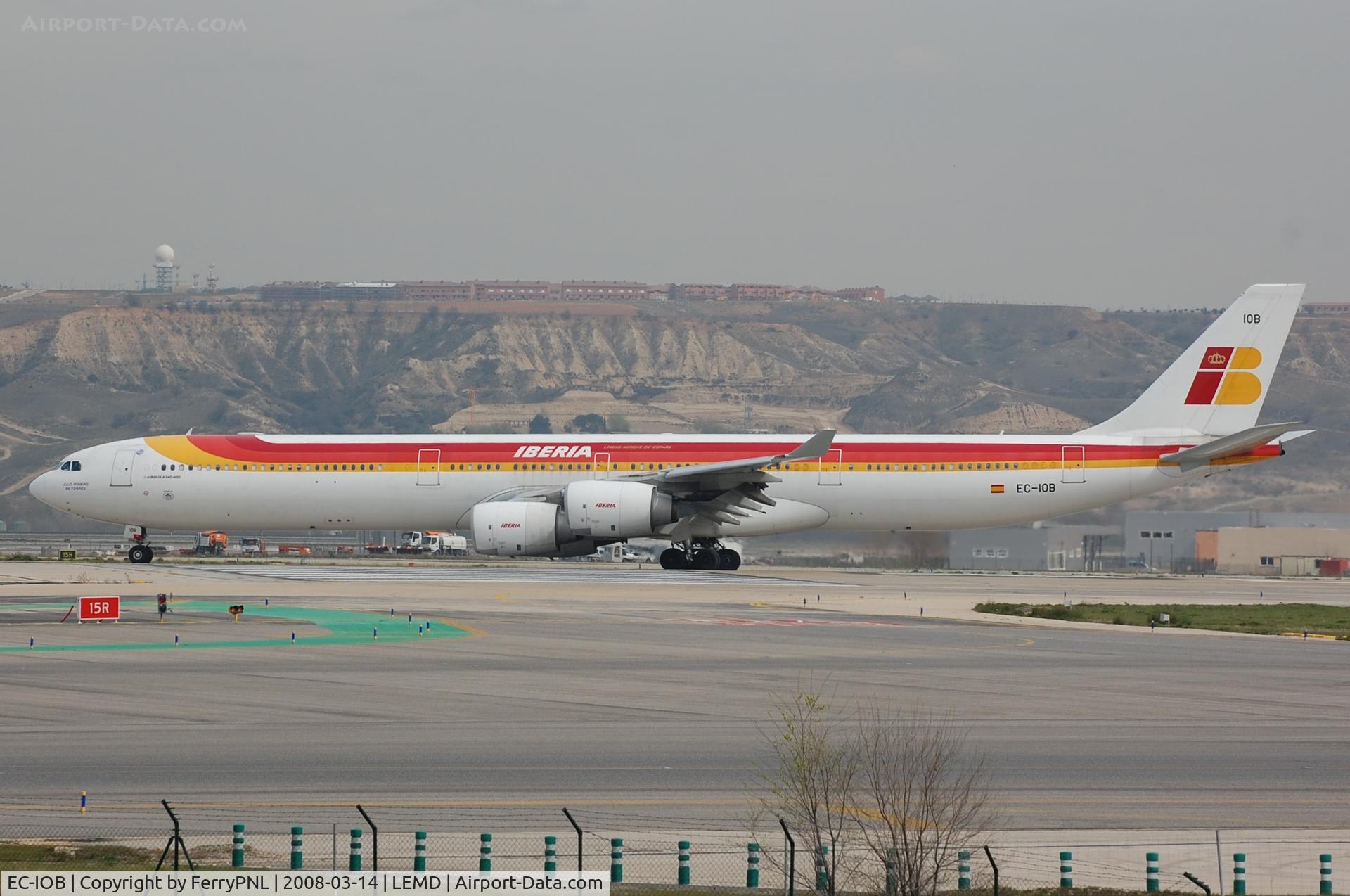 EC-IOB, 2002 Airbus A340-642 C/N 440, Arrival of Iberia A346