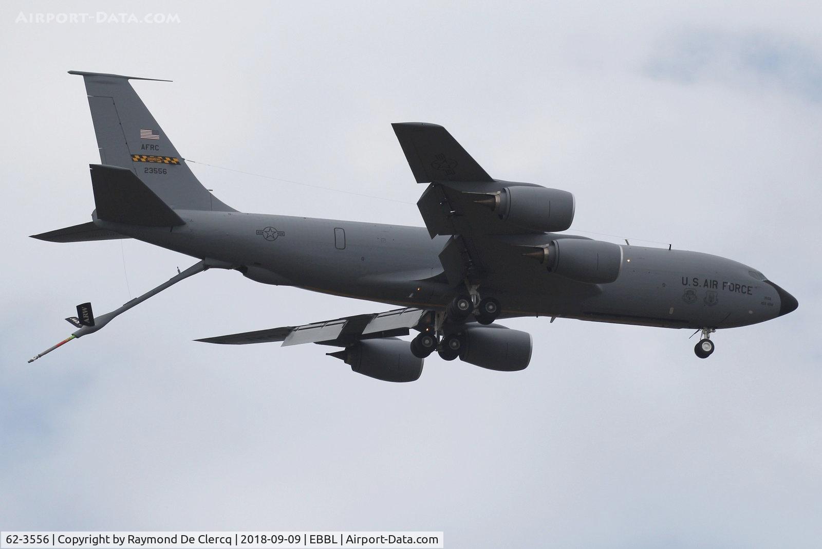 62-3556, 1962 Boeing KC-135A Stratotanker C/N 18539, Overflight during the Belgian Air Force Days at Kleine Brogel.