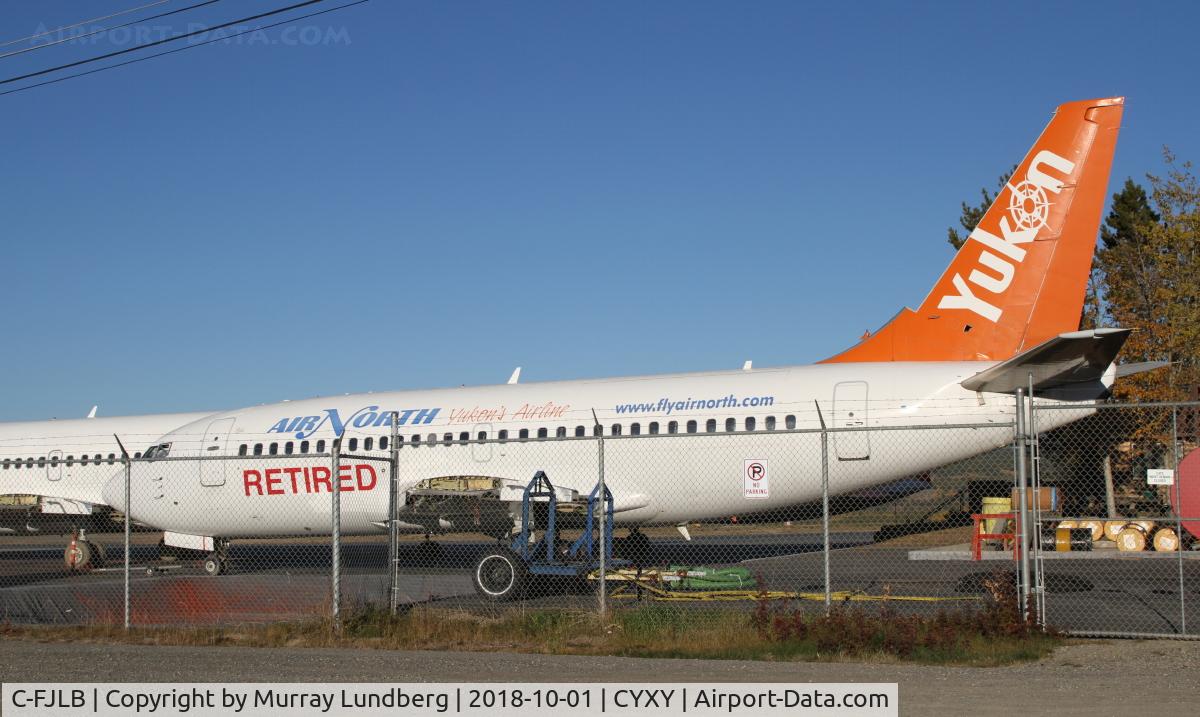 C-FJLB, 1980 Boeing 737-201 C/N 22273, The final days for C-FJLB, being used for spares.