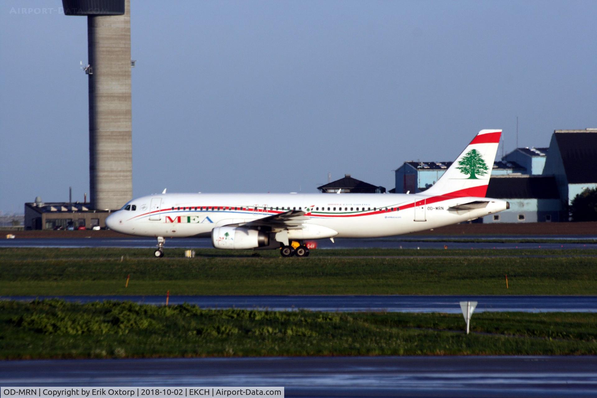 OD-MRN, 2010 Airbus A320-232 C/N 4339, OD-MRN landed rw 22L