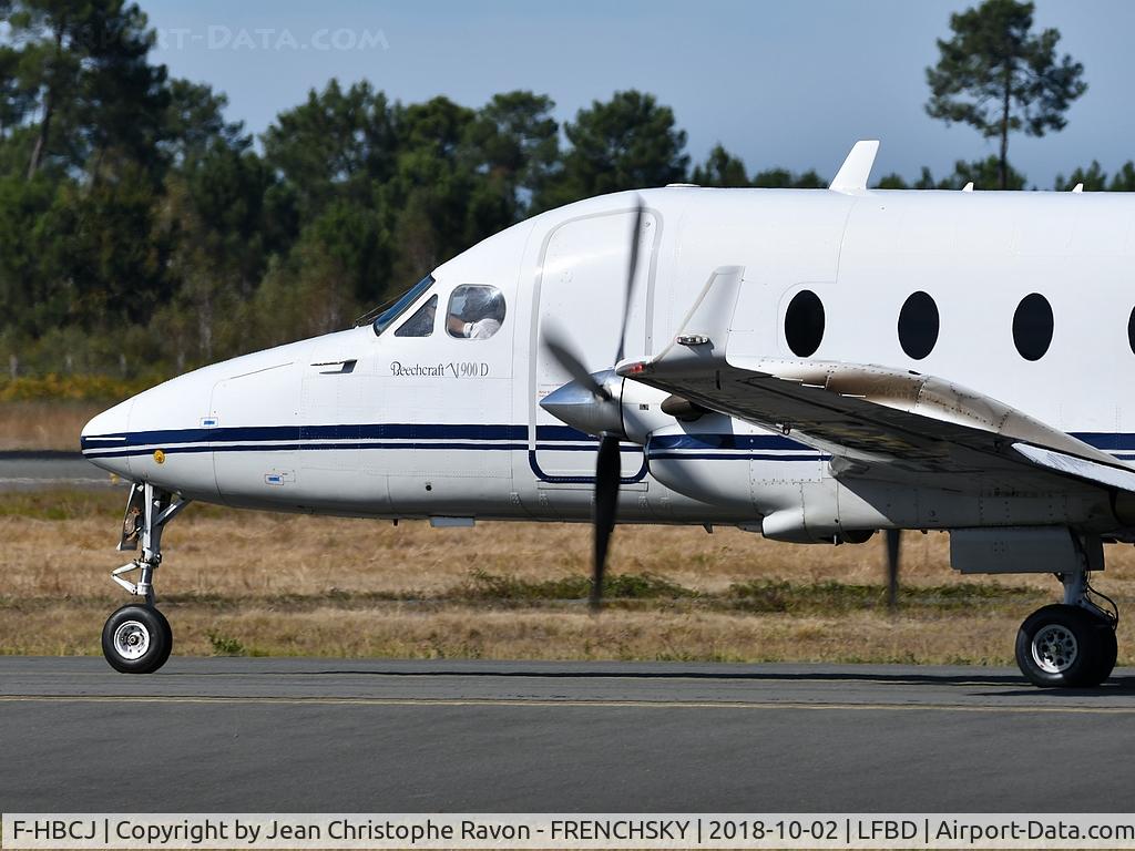 F-HBCJ, 1998 Beech 1900D C/N UE-338, CE43 departure to Brest