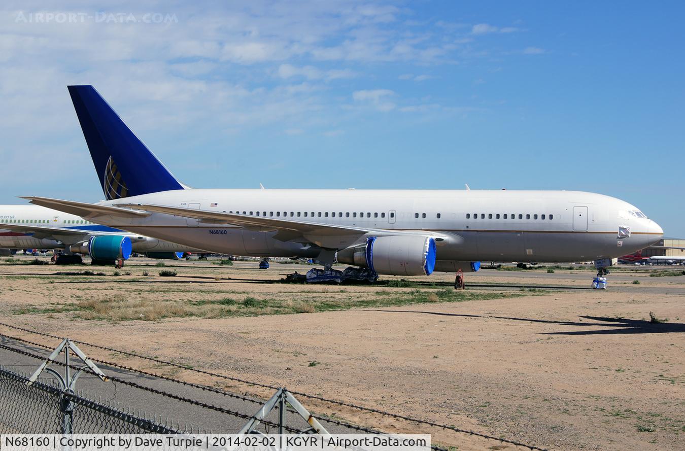 N68160, 2001 Boeing 767-224 C/N 30439, Previously with United Airlines.