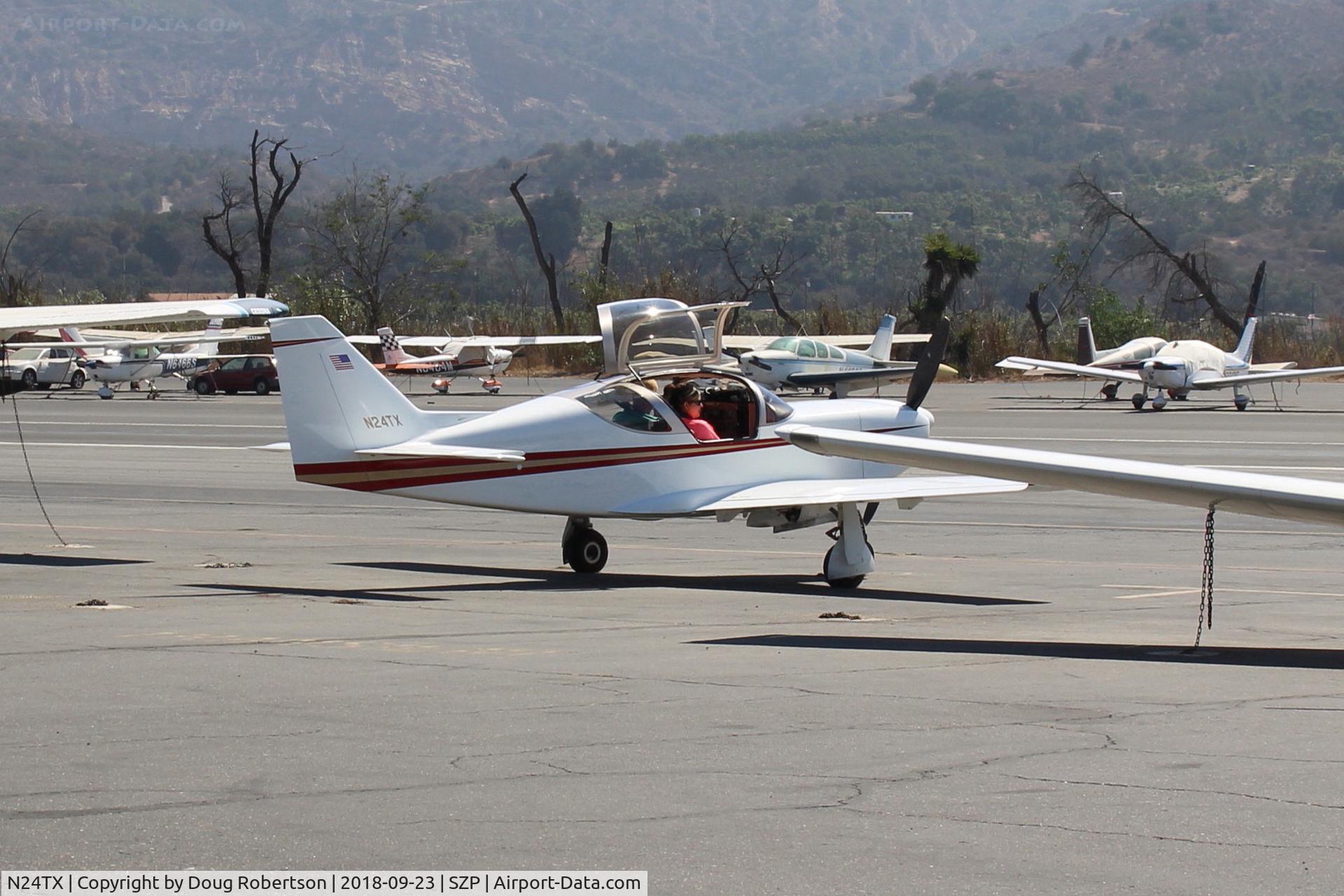 N24TX, 1995 Stoddard-Hamilton GLASAIR C/N 2065, 1995 Stoddard-Hamilton GLASAIR, Lycoming IO-360 A&C 180 Hp, on Transient Ramp-departing soon
