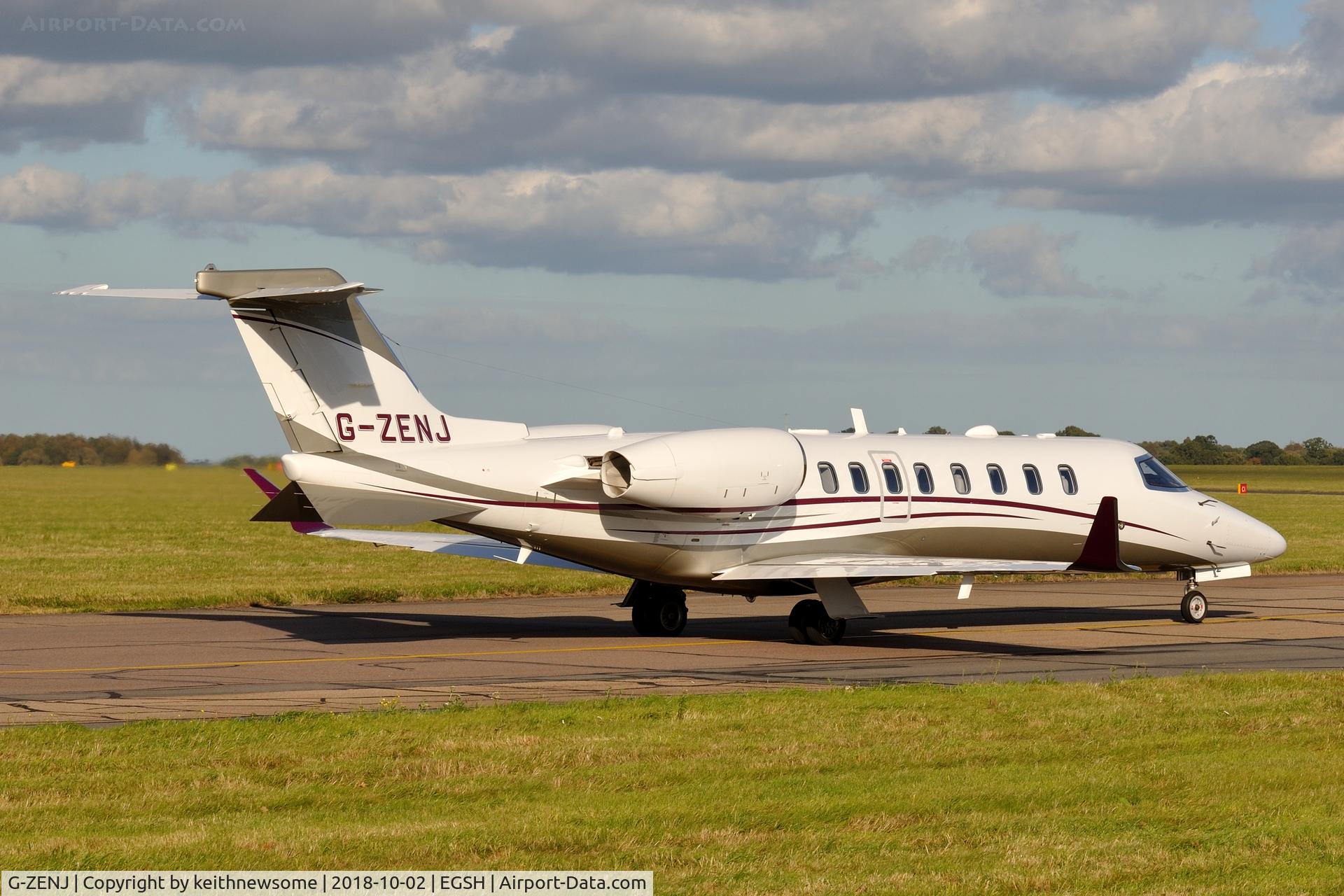 G-ZENJ, 2018 Learjet 75 C/N 45-565, Regular recent visitor.