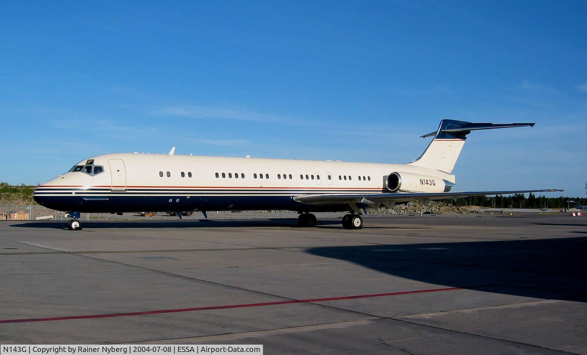N143G, 1988 McDonnell Douglas MD-87 (DC-9-87) C/N 49670, N143G at ARN.