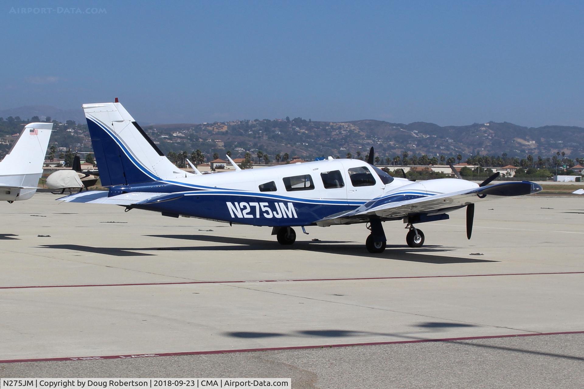 N275JM, Piper PA-34-220T C/N 34-8133221, Piper PA-34 220T SENECA II, two Continental TSIO-360 220 Hp each, 7 seats, cruise 193 Kts