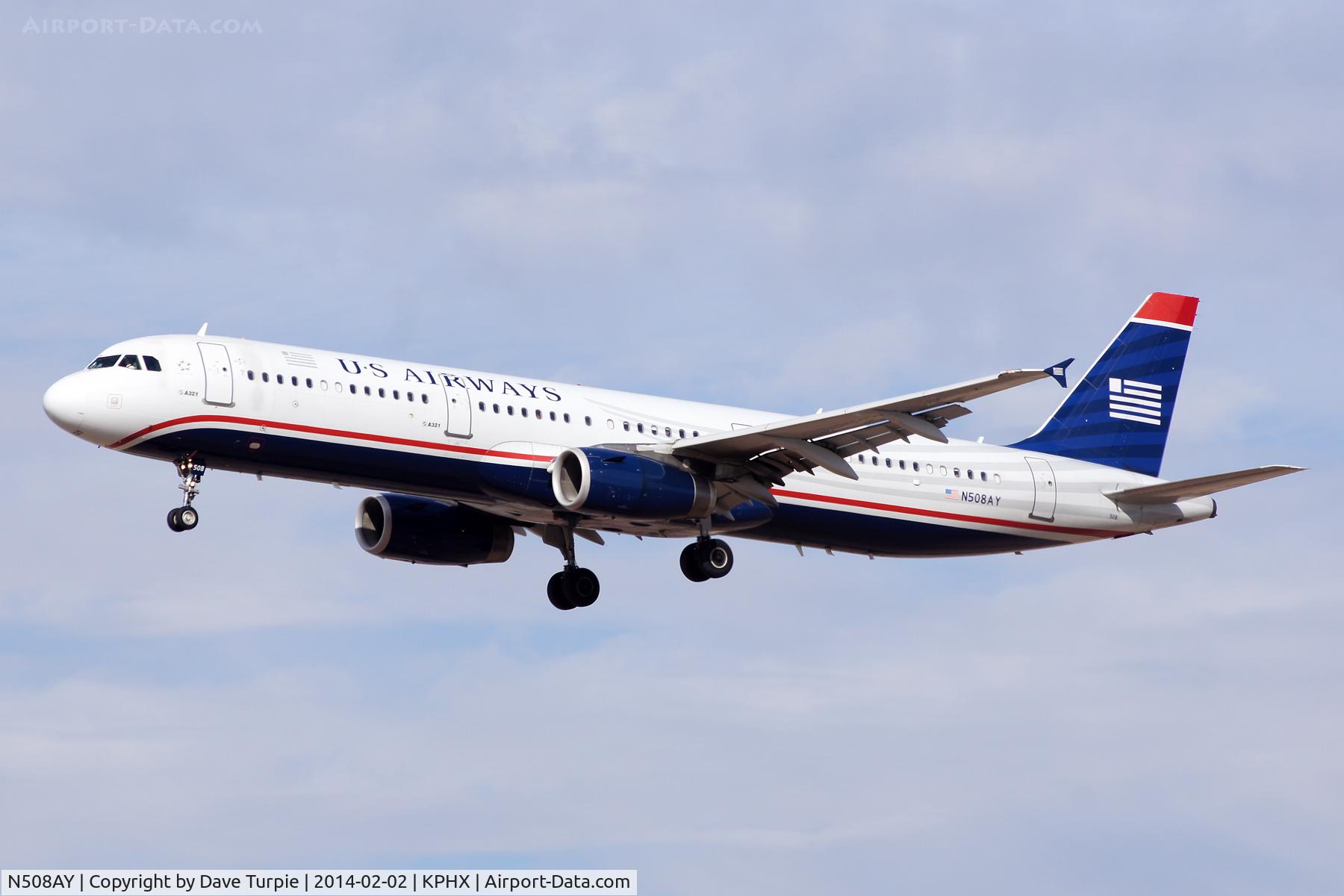 N508AY, 2008 Airbus A321-231 C/N 3740, No comment.