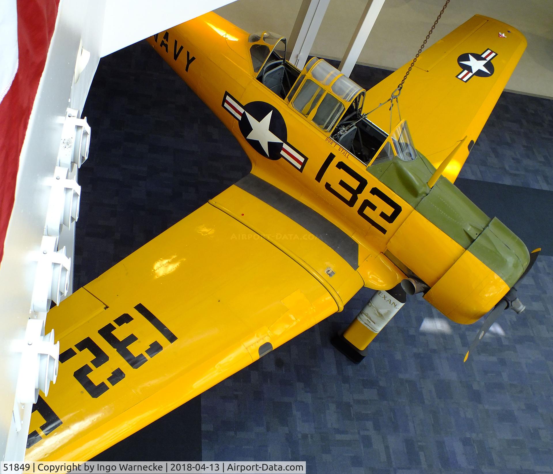 51849, North American SNJ-5 Texan Texan C/N 88-14827, North American SNJ-5 Texan at the NMNA, Pensacola FL