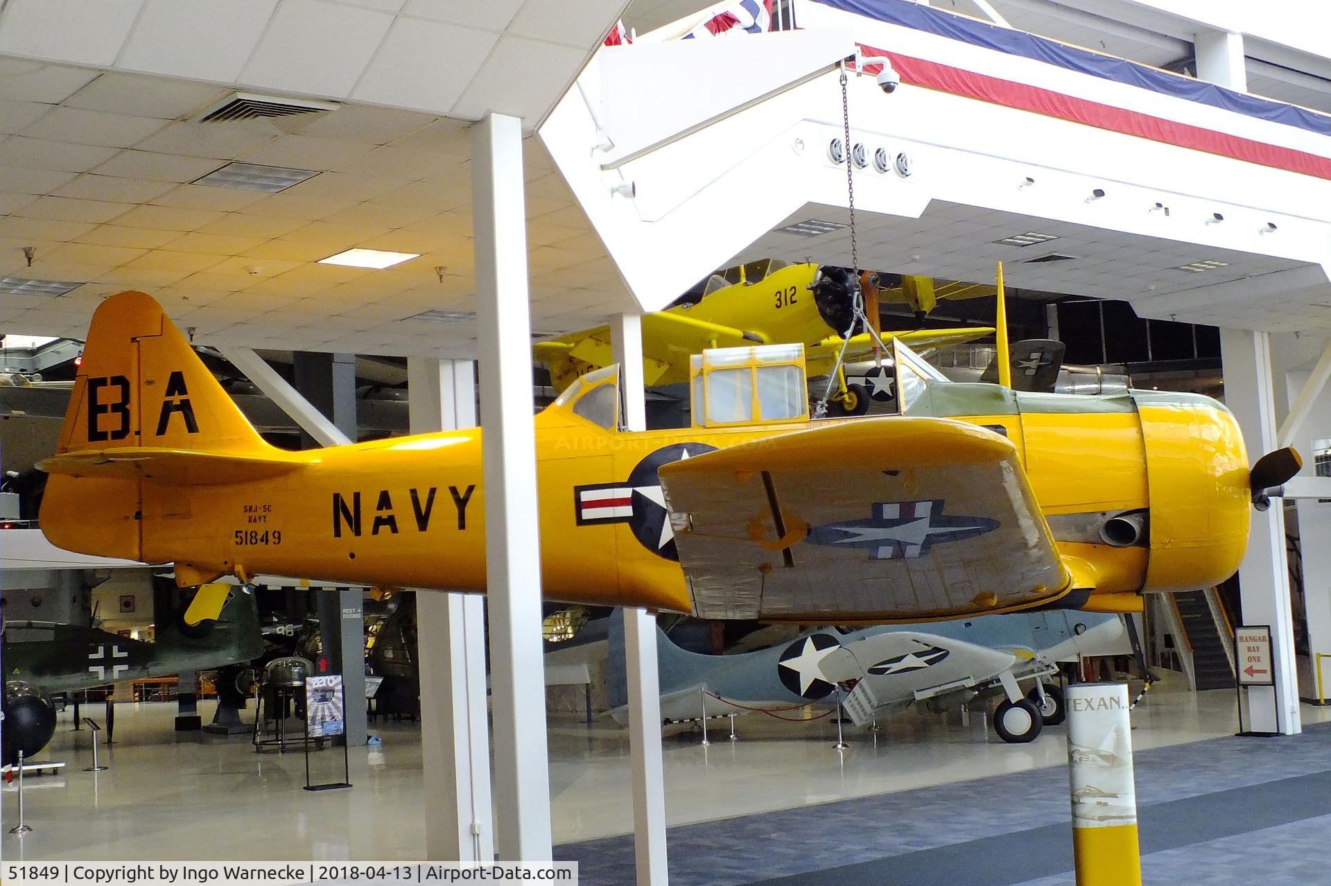 51849, North American SNJ-5 Texan Texan C/N 88-14827, North American SNJ-5 Texan at the NMNA, Pensacola FL