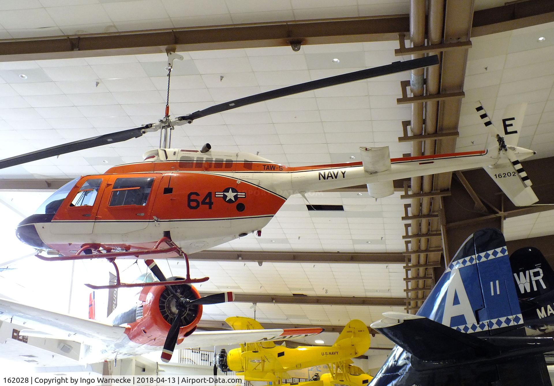 162028, Bell TH-57C Sea Ranger C/N 3707, Bell TH-57C Sea Ranger at the NMNA, Pensacola FL
