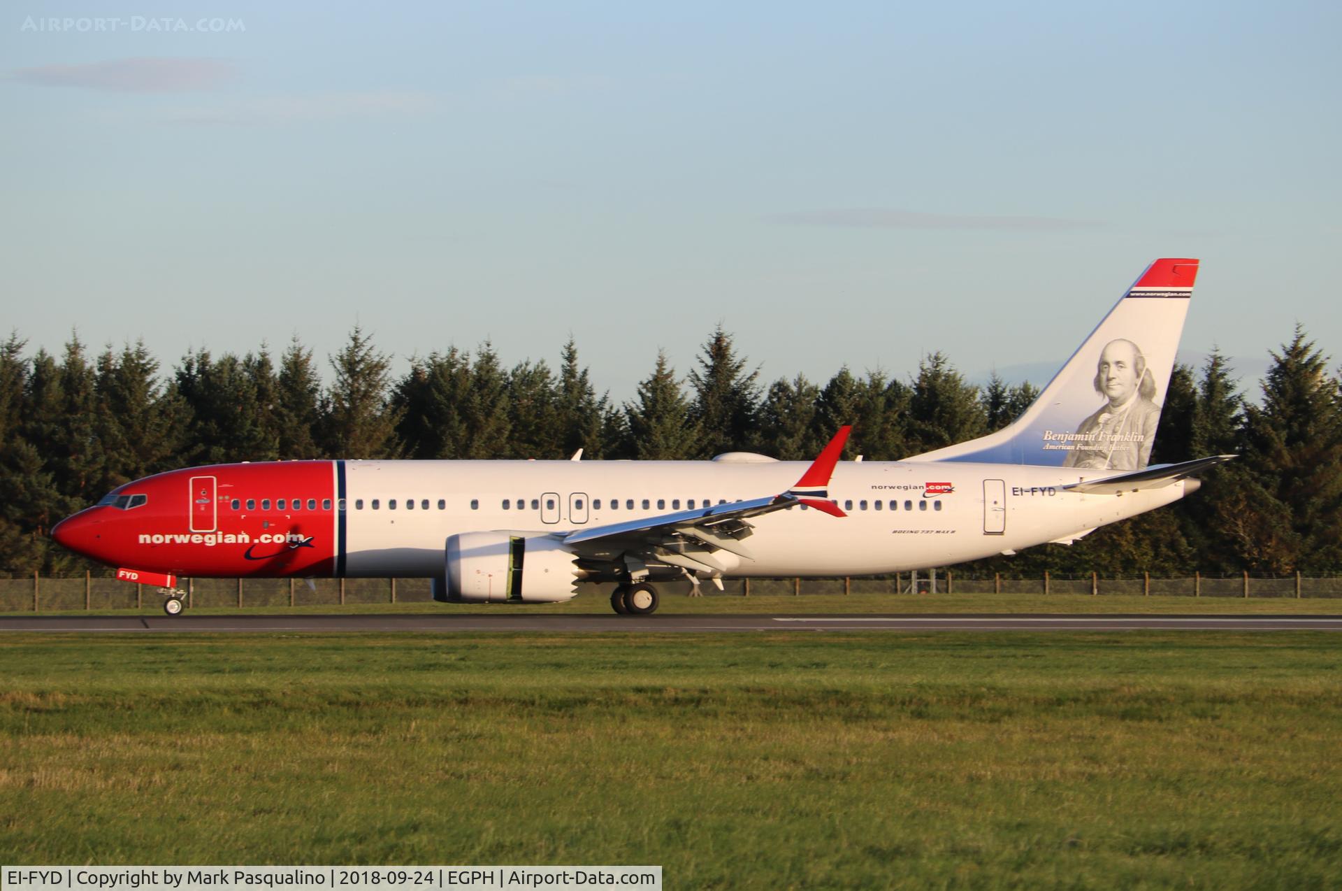 EI-FYD, 2017 Boeing 737-8 MAX C/N 42828, Boeing 737-8