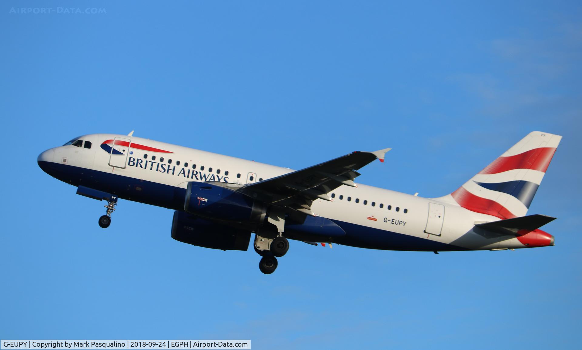 G-EUPY, 2001 Airbus A319-131 C/N 1466, Airbus A319-131