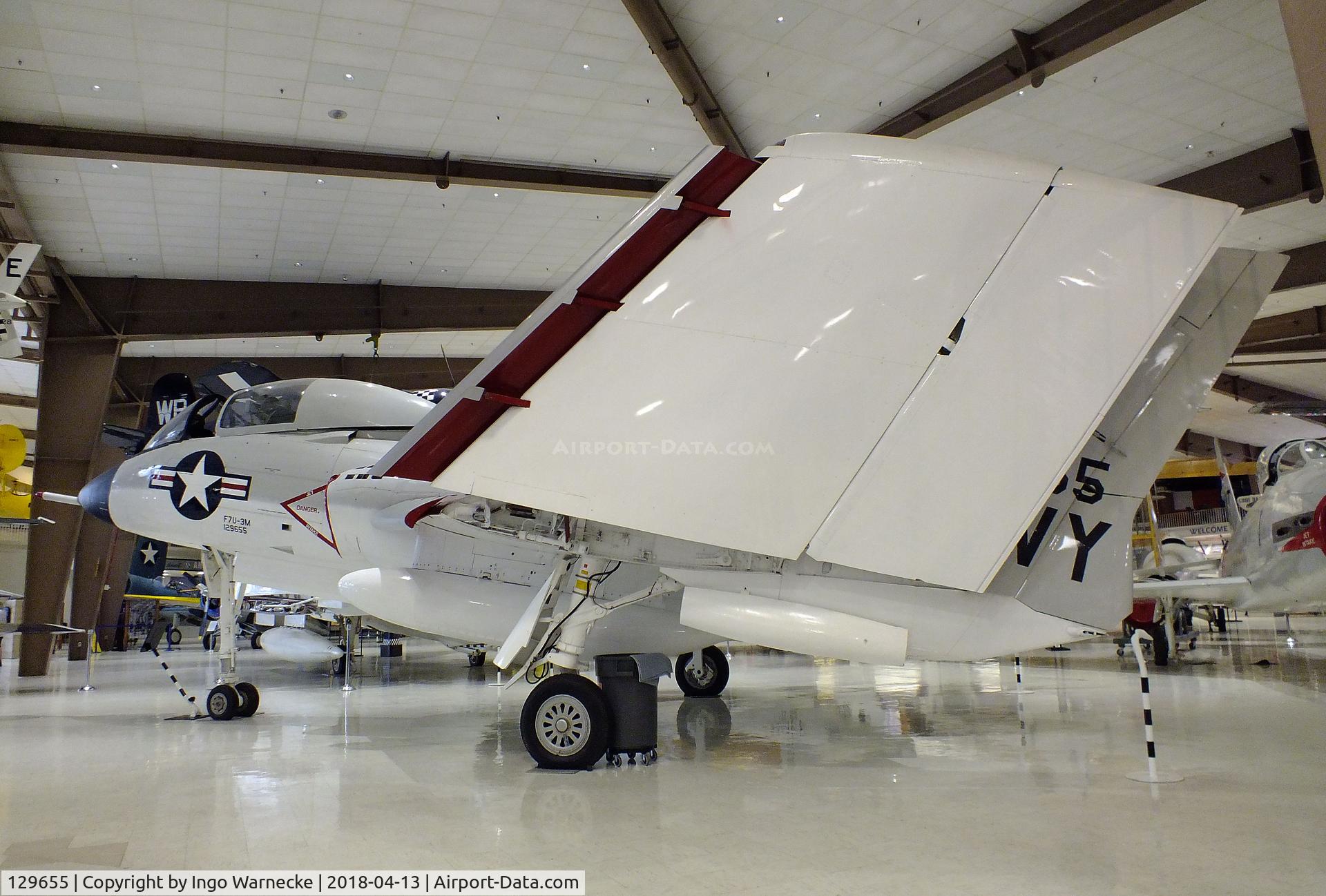 129655, 1954 Vought F7U-3M Cutlass C/N 139, Vought F7U-3M Cutlass at the NMNA, Pensacola FL