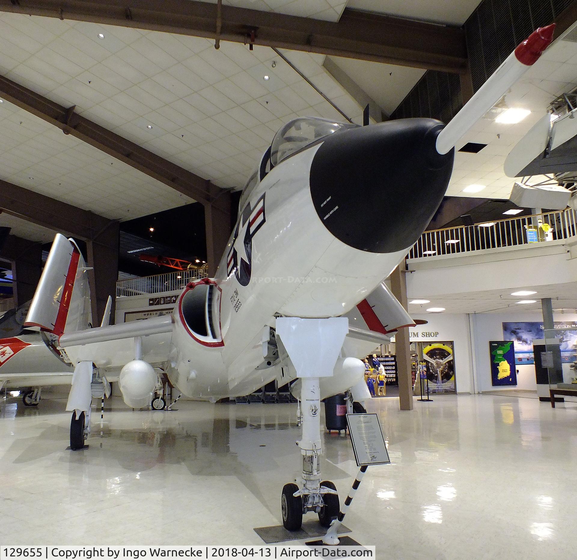 129655, 1954 Vought F7U-3M Cutlass C/N 139, Vought F7U-3M Cutlass at the NMNA, Pensacola FL