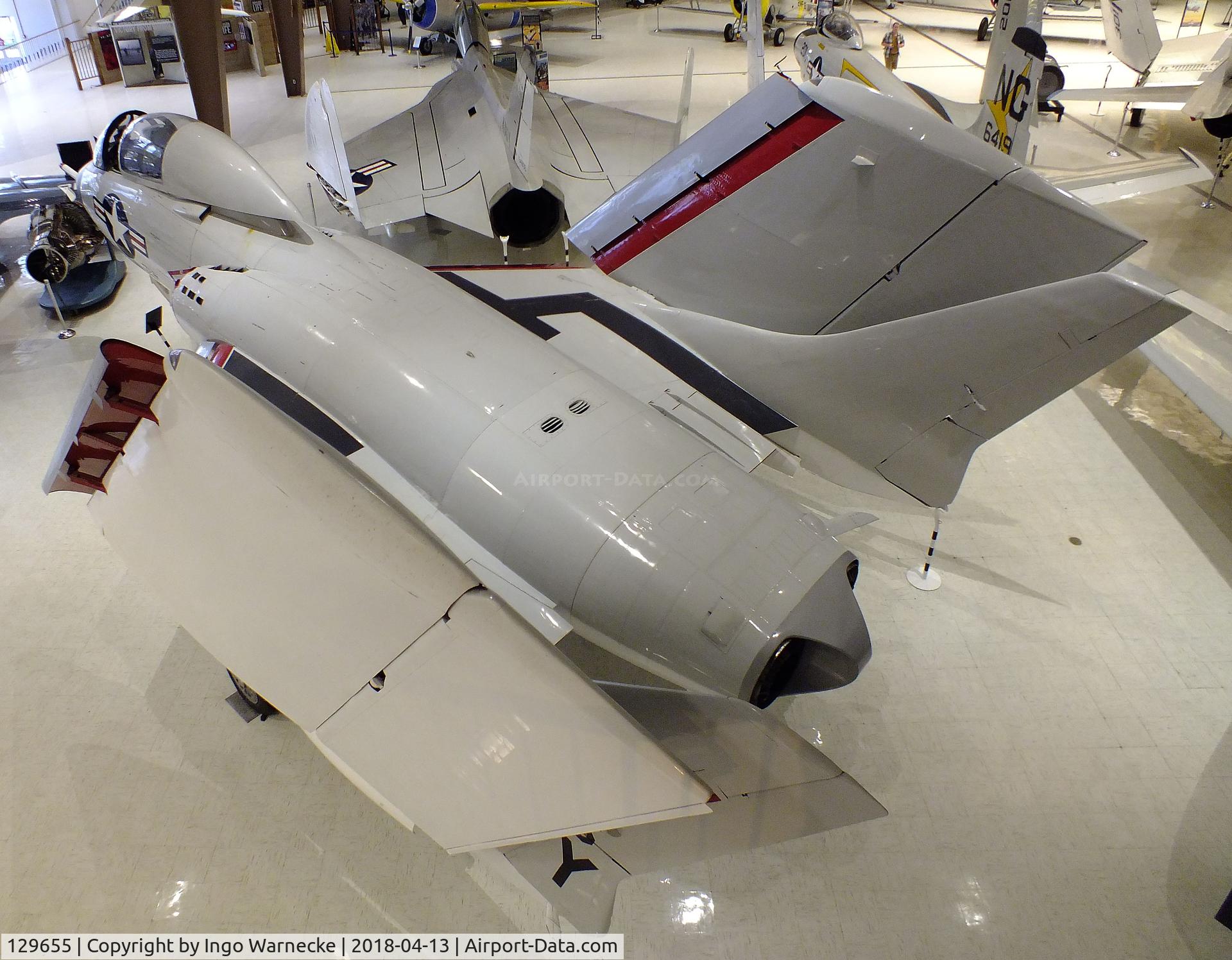 129655, 1954 Vought F7U-3M Cutlass C/N 139, Vought F7U-3M Cutlass at the NMNA, Pensacola FL