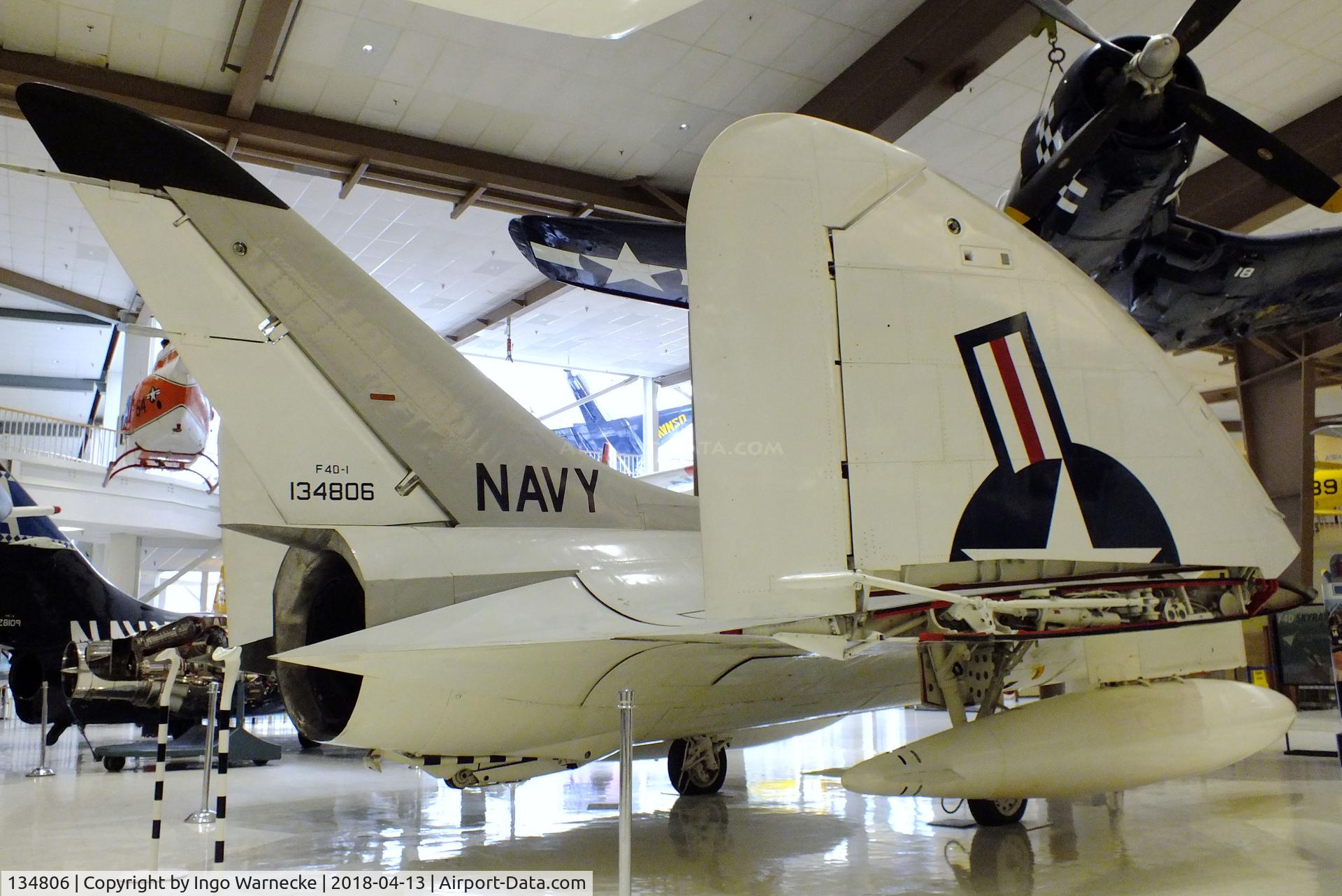 134806, 1957 Douglas F-6A Skyray C/N 10400, Douglas F4D-1 / F-6A Skyray at the NMNA, Pensacola FL