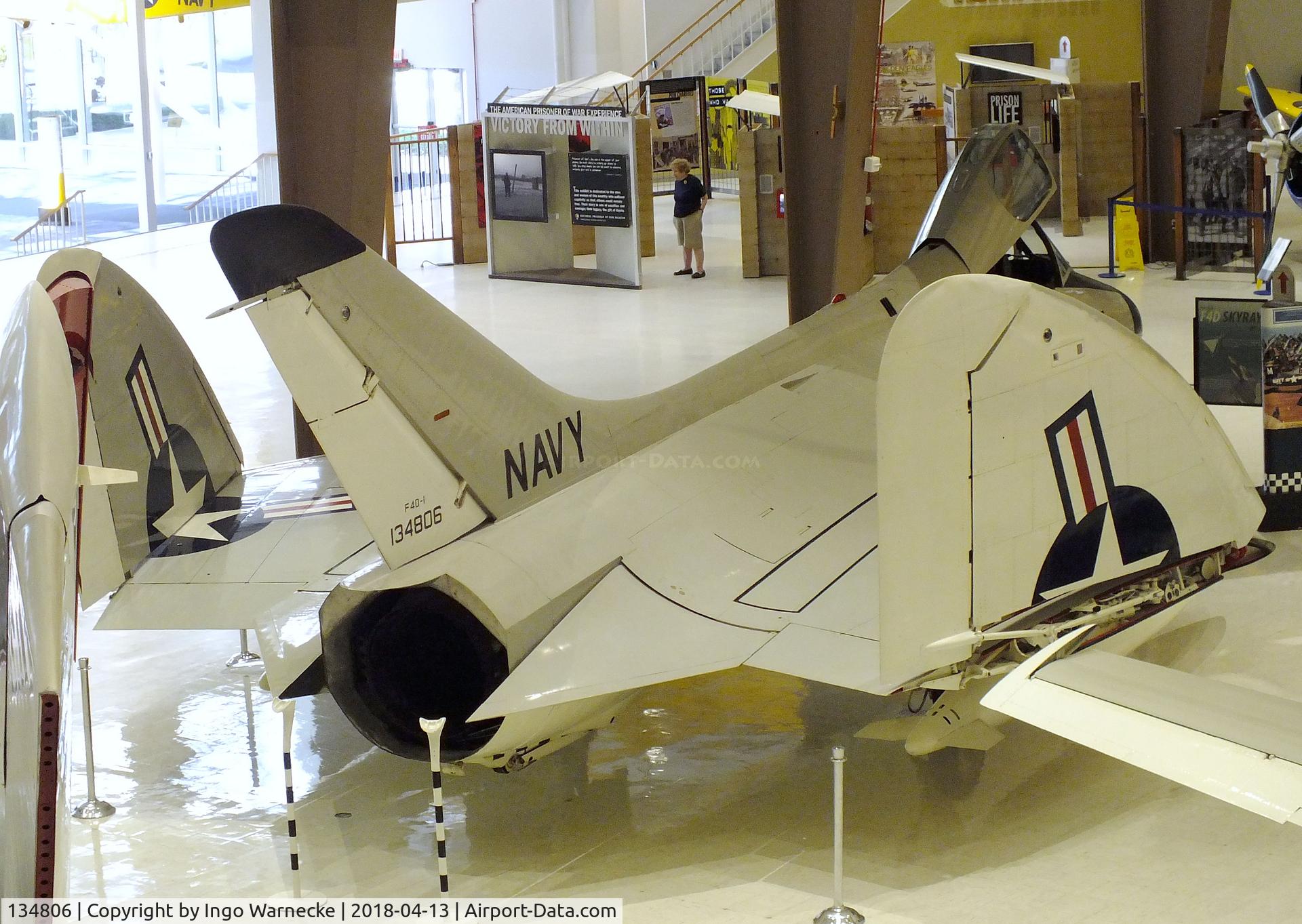 134806, 1957 Douglas F-6A Skyray C/N 10400, Douglas F4D-1 / F-6A Skyray at the NMNA, Pensacola FL