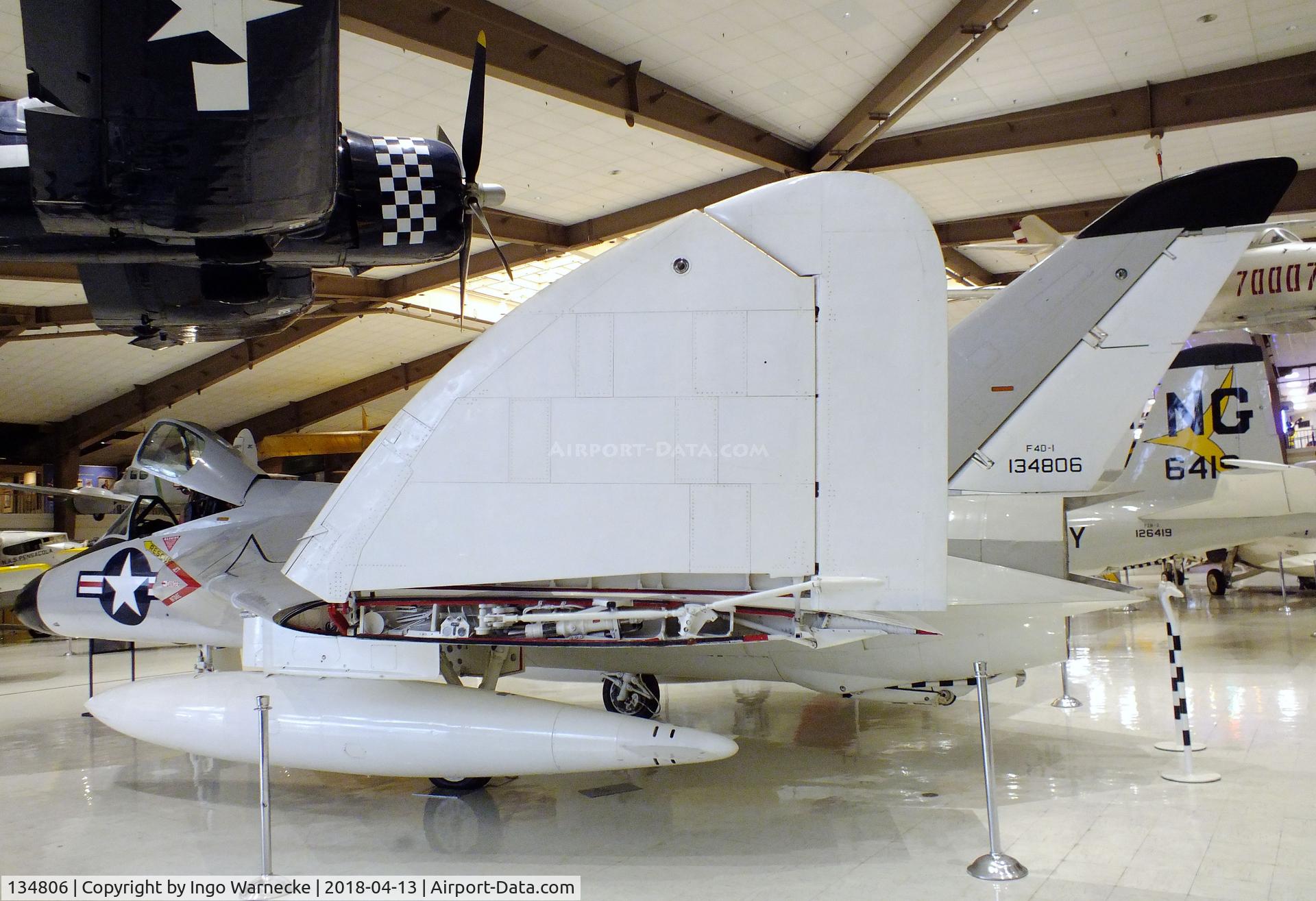 134806, 1957 Douglas F-6A Skyray C/N 10400, Douglas F4D-1 / F-6A Skyray at the NMNA, Pensacola FL