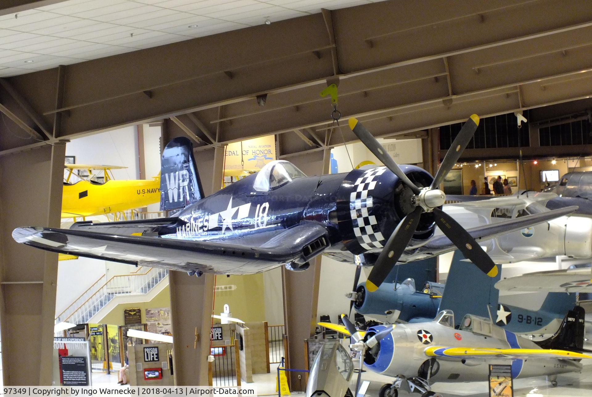 97349, Vought F4U-4 Corsair C/N 9503, Vought F4U-4 Corsair at the NMNA, Pensacola FL