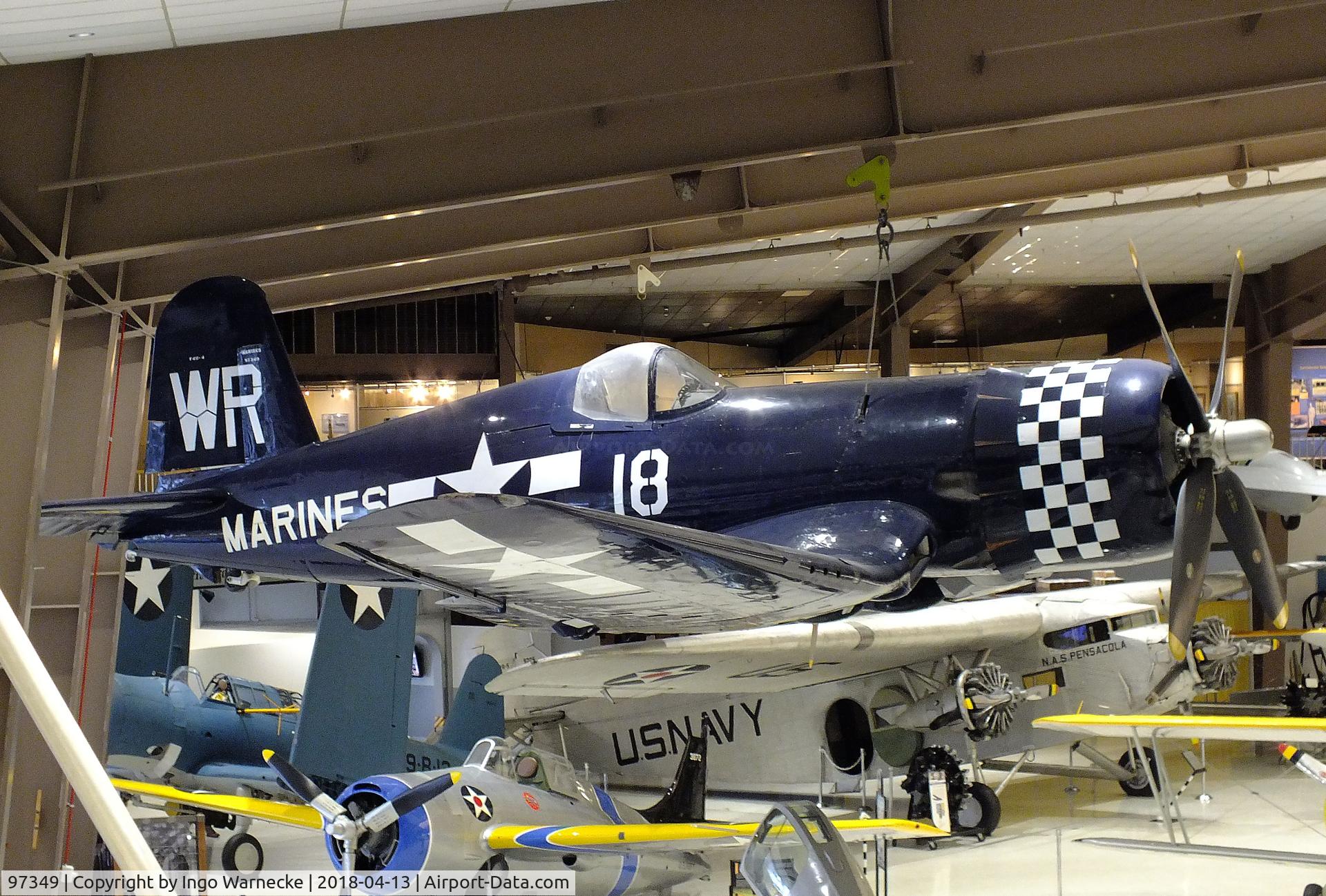 97349, Vought F4U-4 Corsair C/N 9503, Vought F4U-4 Corsair at the NMNA, Pensacola FL