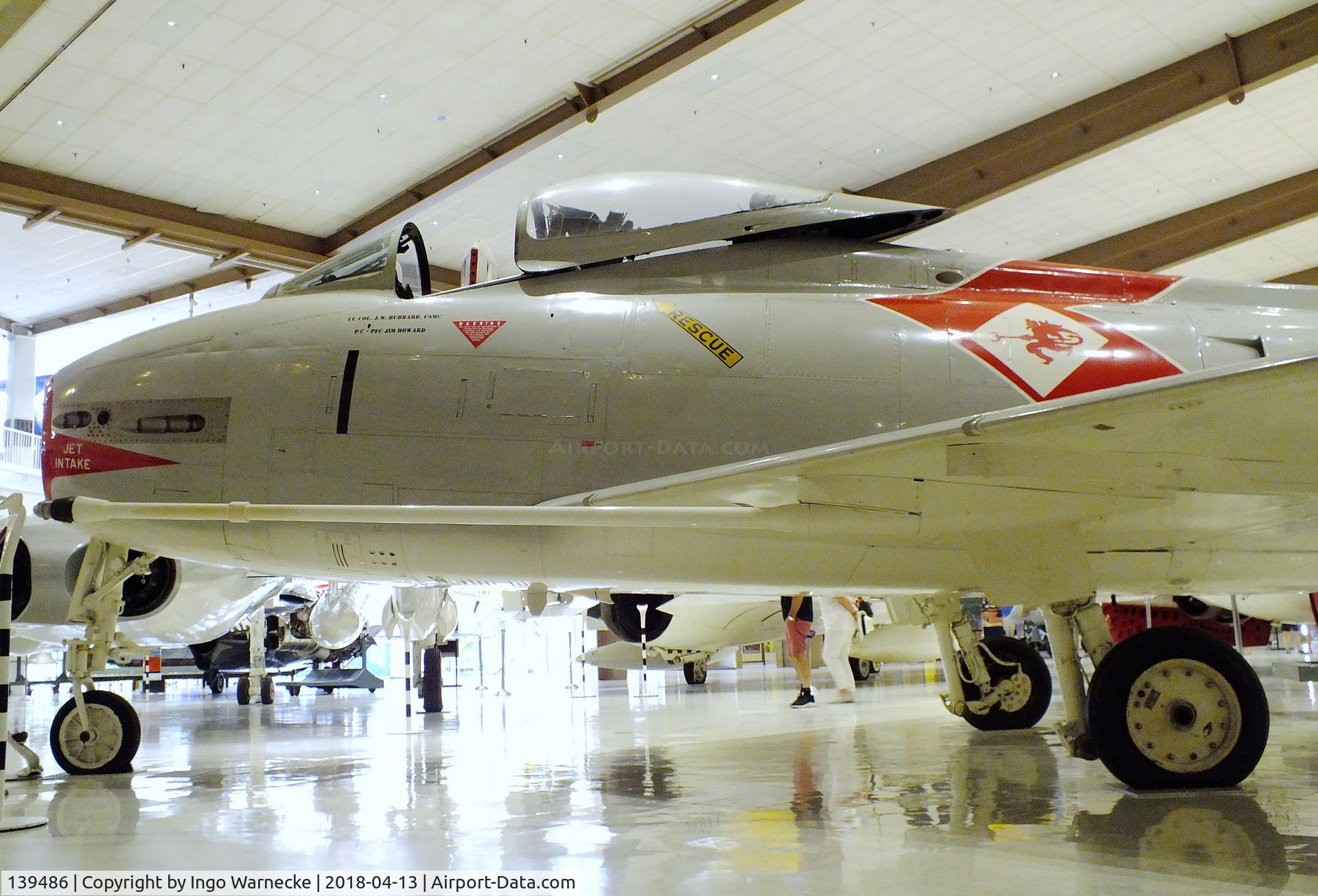 139486, 1957 North American FJ-4 Fury C/N 209-106, North American FJ-4 Fury at the NMNA, Pensacola FL