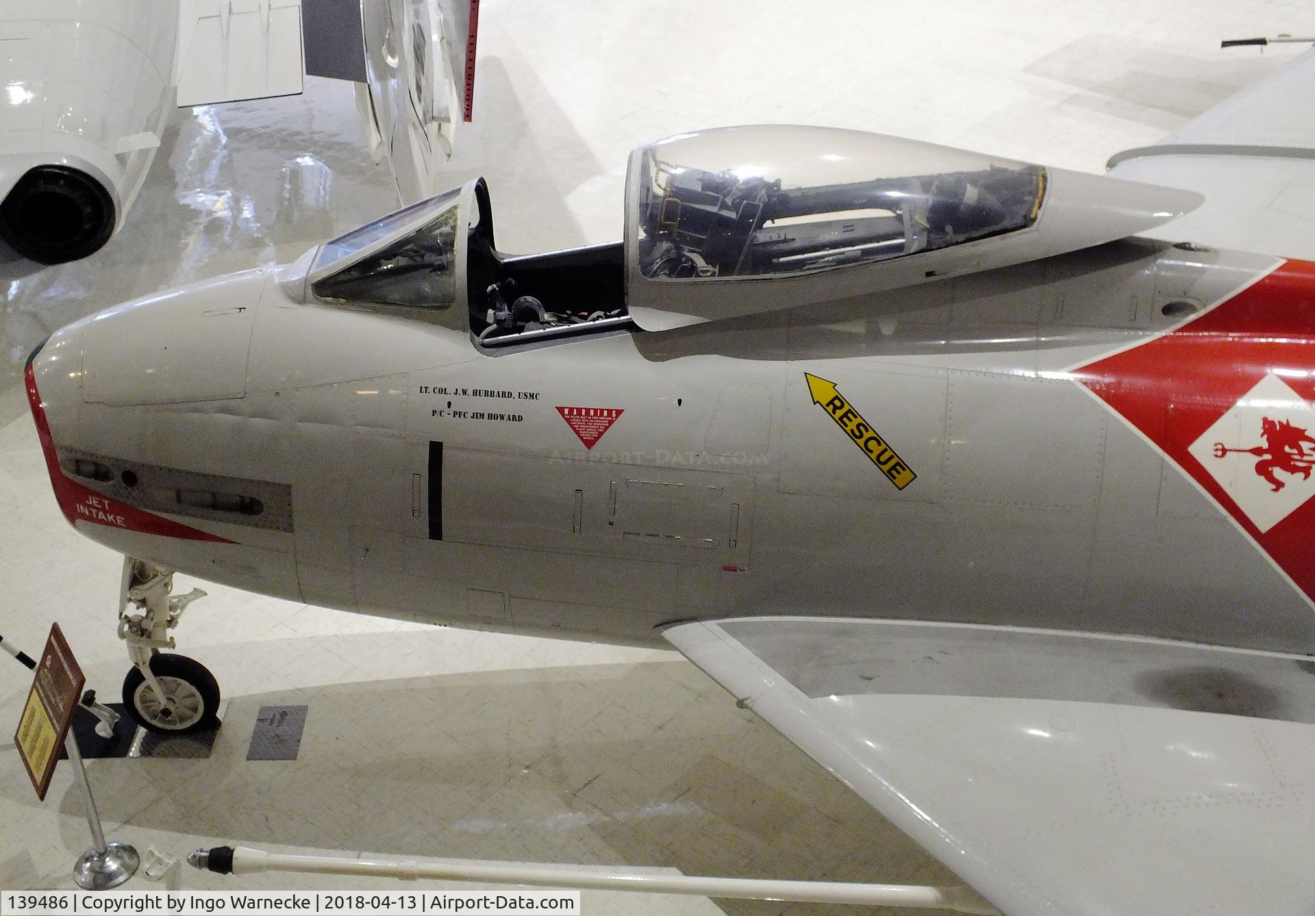 139486, 1957 North American FJ-4 Fury C/N 209-106, North American FJ-4 Fury at the NMNA, Pensacola FL