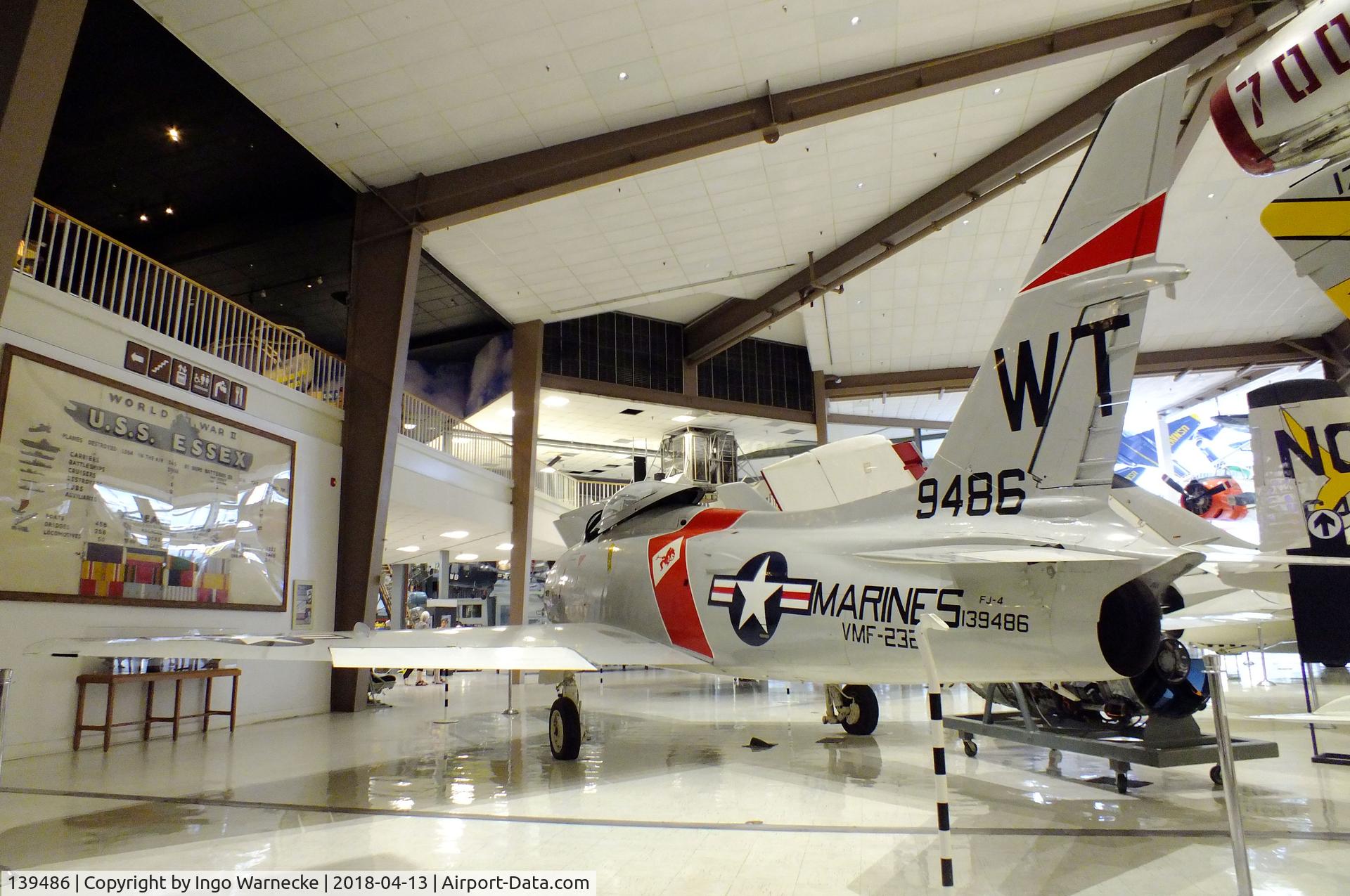 139486, 1957 North American FJ-4 Fury C/N 209-106, North American FJ-4 Fury at the NMNA, Pensacola FL