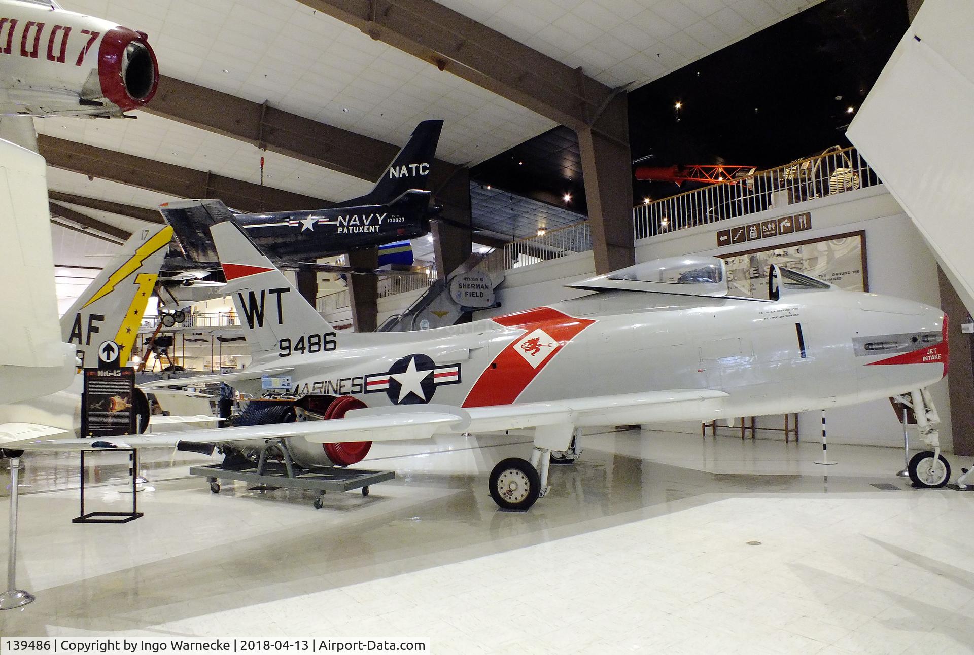 139486, 1957 North American FJ-4 Fury C/N 209-106, North American FJ-4 Fury at the NMNA, Pensacola FL