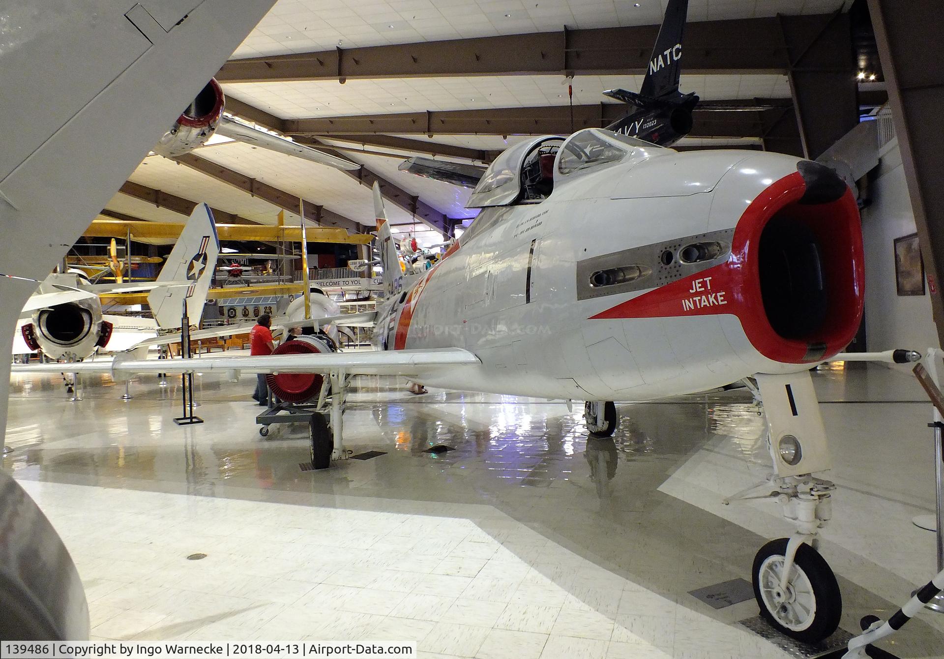 139486, 1957 North American FJ-4 Fury C/N 209-106, North American FJ-4 Fury at the NMNA, Pensacola FL