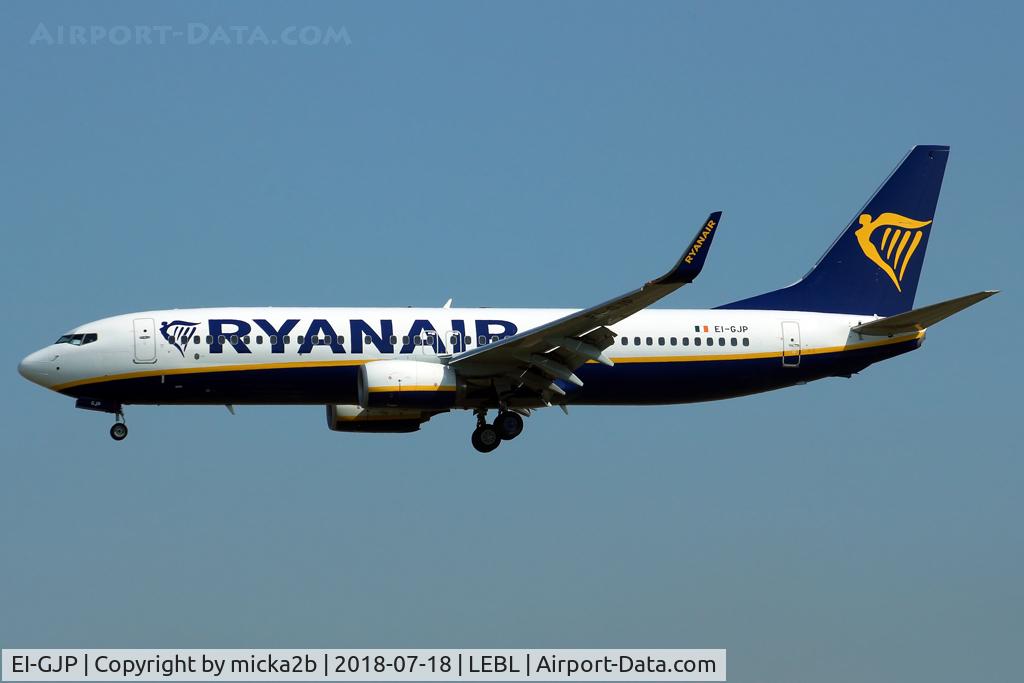 EI-GJP, 2018 Boeing 737-8AS C/N 44834, Landing