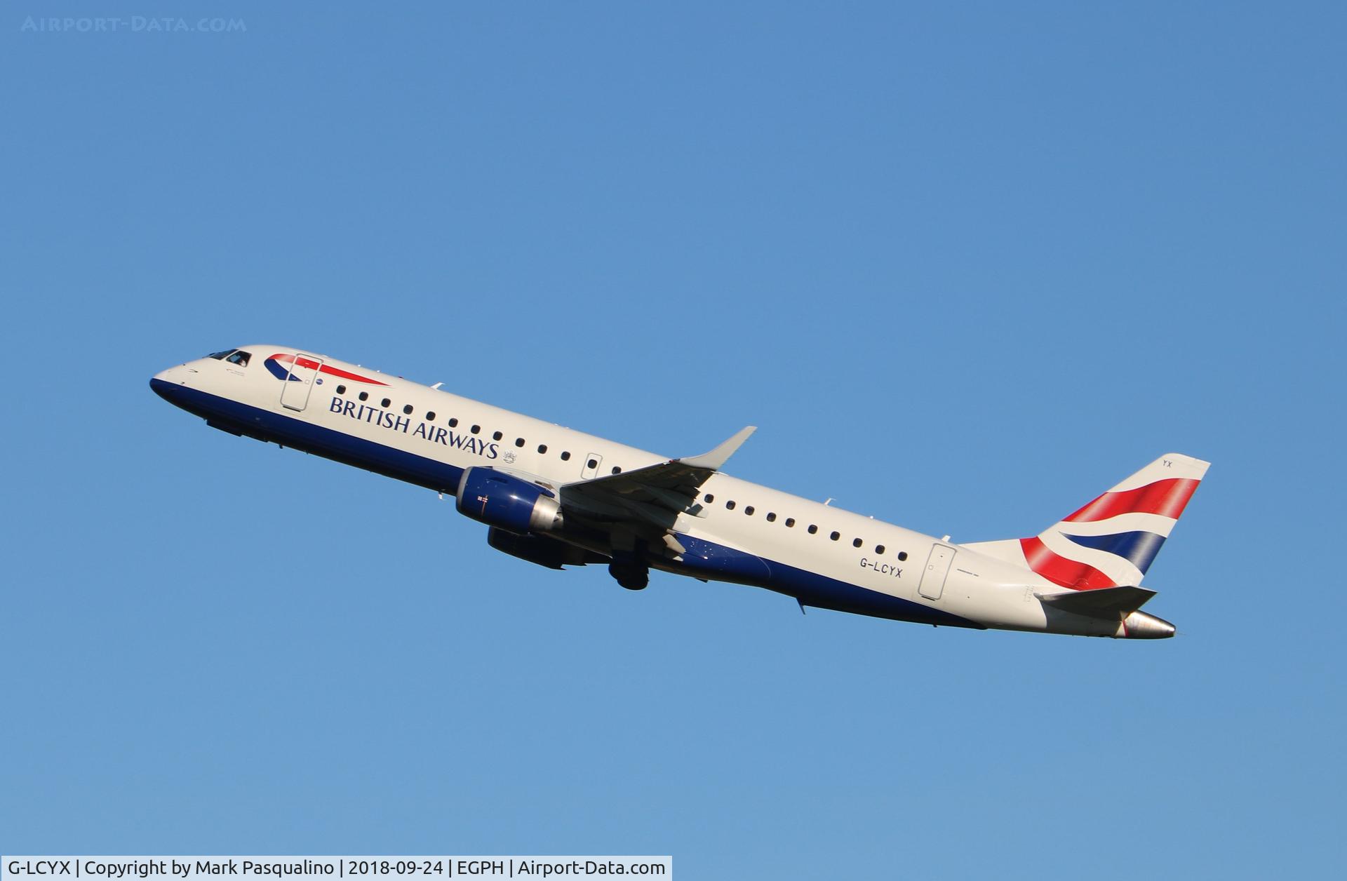 G-LCYX, 2008 Embraer 190LR (ERJ-190-100LR) C/N 19000178, ERJ-190-100LR