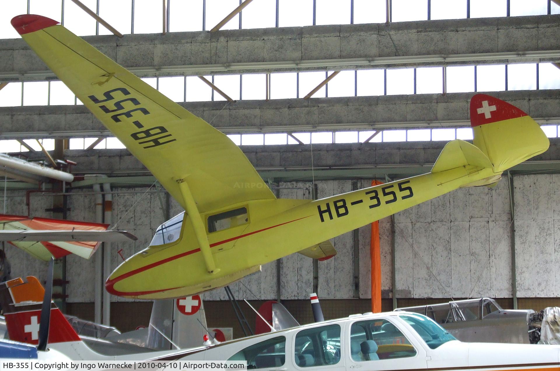 HB-355, 1942 Spalinger S-21H C/N unknown_HB-355, Spalinger S-21H at the Fliegermuseum Altenrhein