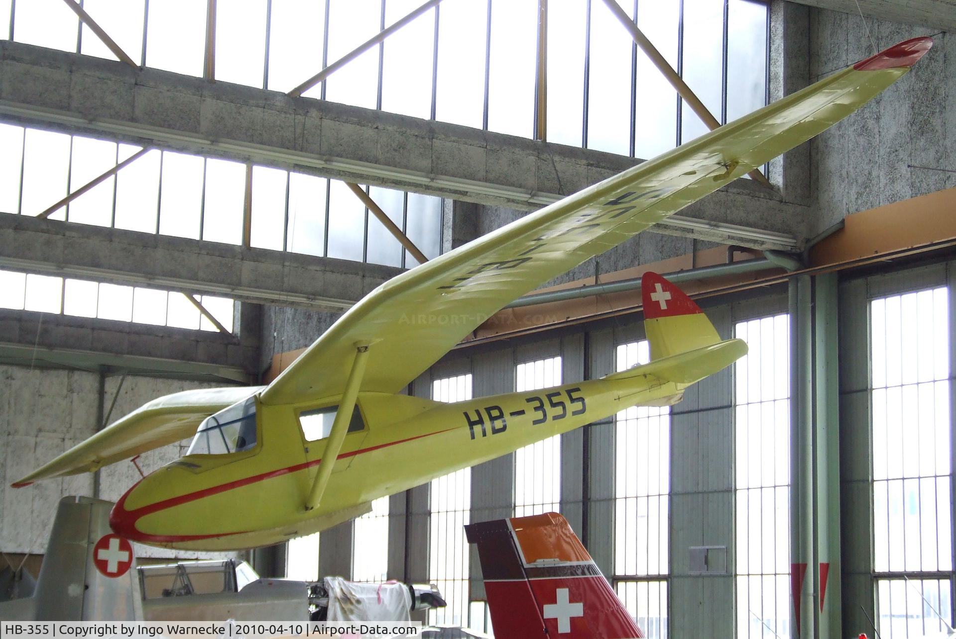 HB-355, 1942 Spalinger S-21H C/N unknown_HB-355, Spalinger S-21H at the Fliegermuseum Altenrhein