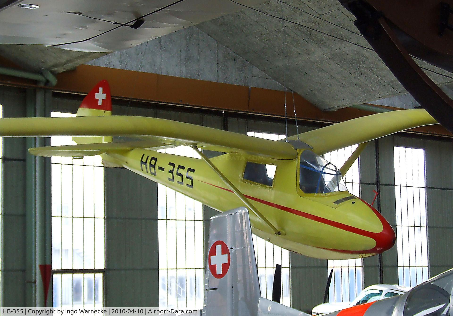 HB-355, 1942 Spalinger S-21H C/N unknown_HB-355, Spalinger S-21H at the Fliegermuseum Altenrhein