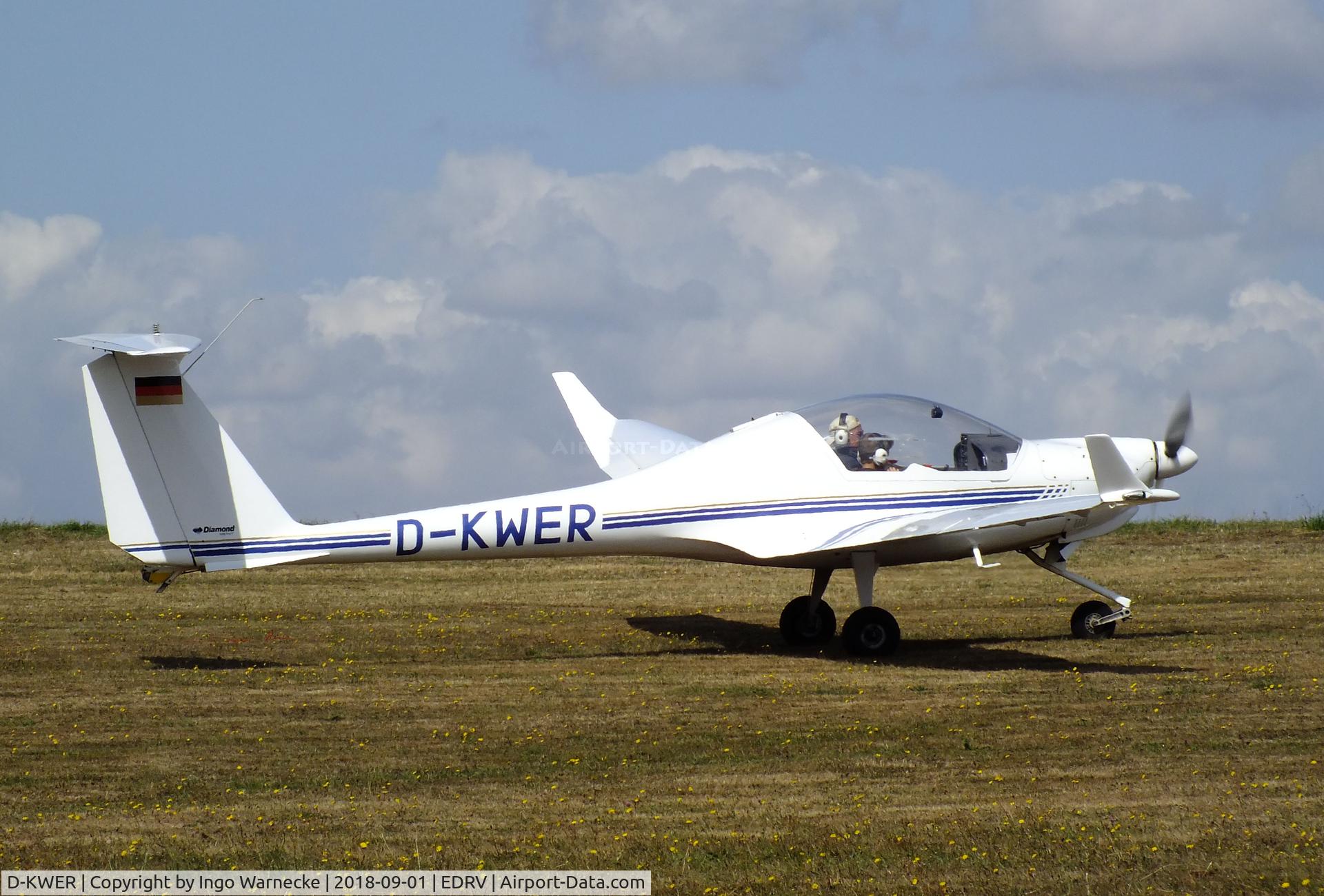 D-KWER, Diamond HK-36TTC Super Dimona C/N 36578, Diamond HK-36TTC 115 Super Dimona at the 2018 Flugplatzfest Wershofen