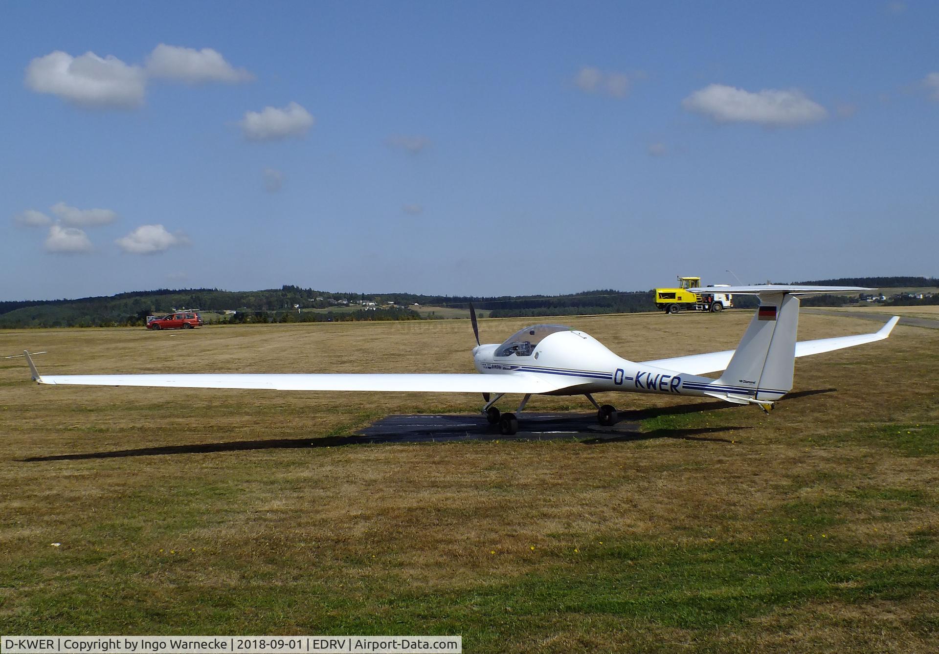 D-KWER, Diamond HK-36TTC Super Dimona C/N 36578, Diamond HK-36TTC 115 Super Dimona at the 2018 Flugplatzfest Wershofen