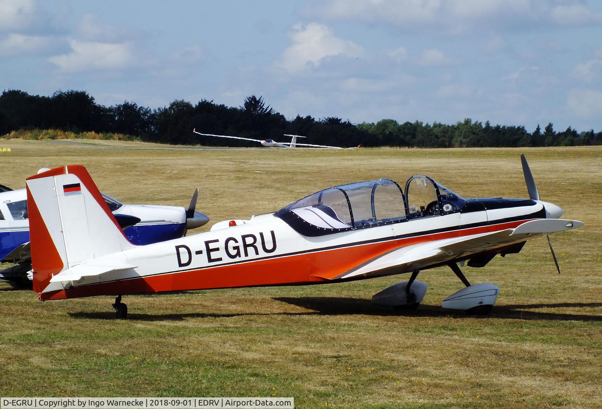 D-EGRU, 1964 Oberlerchner Job 15-180/2 C/N 055, Oberlerchner JOB-15-180/2 at the 2018 Flugplatzfest Wershofen