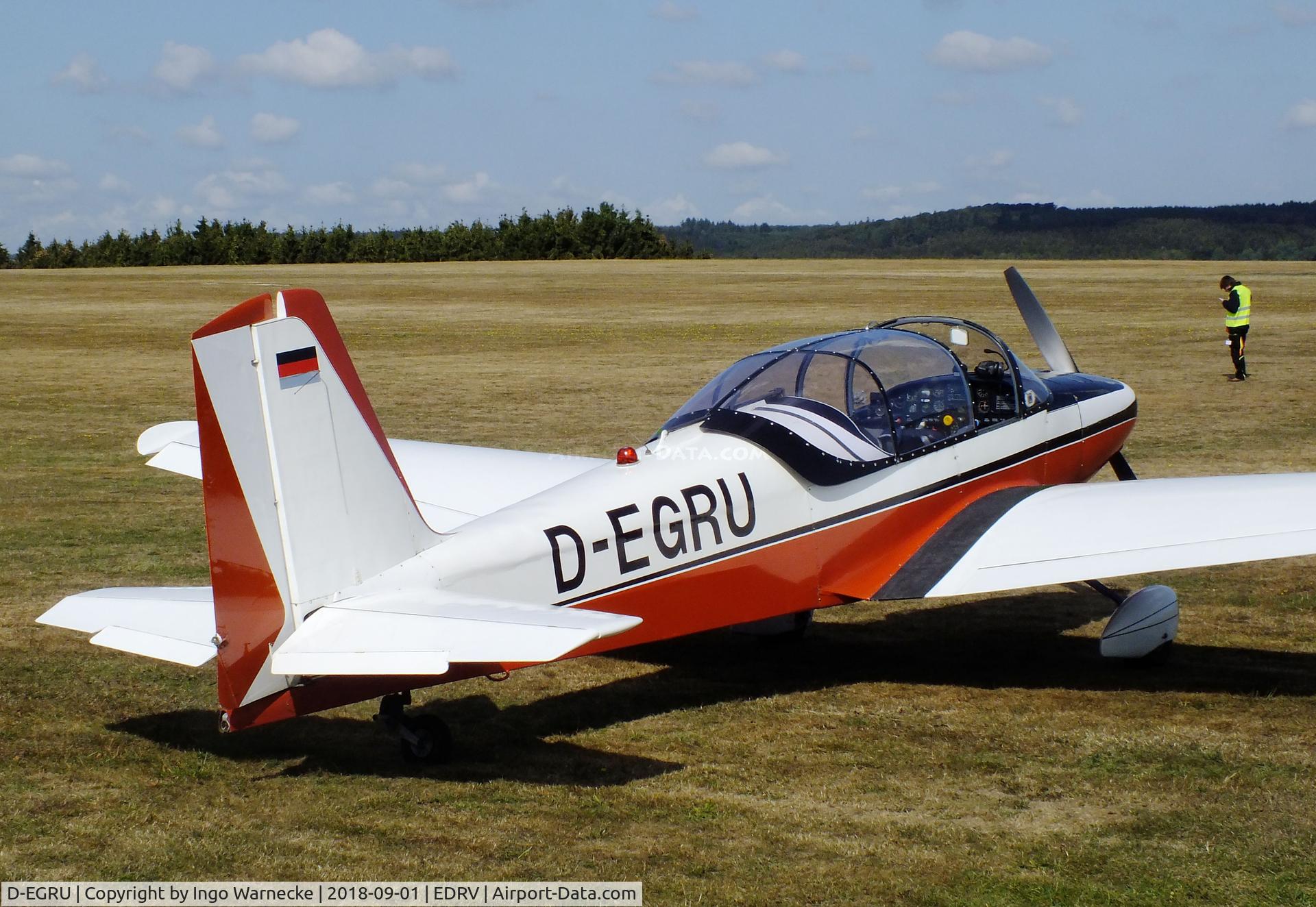 D-EGRU, 1964 Oberlerchner Job 15-180/2 C/N 055, Oberlerchner JOB-15-180/2 at the 2018 Flugplatzfest Wershofen