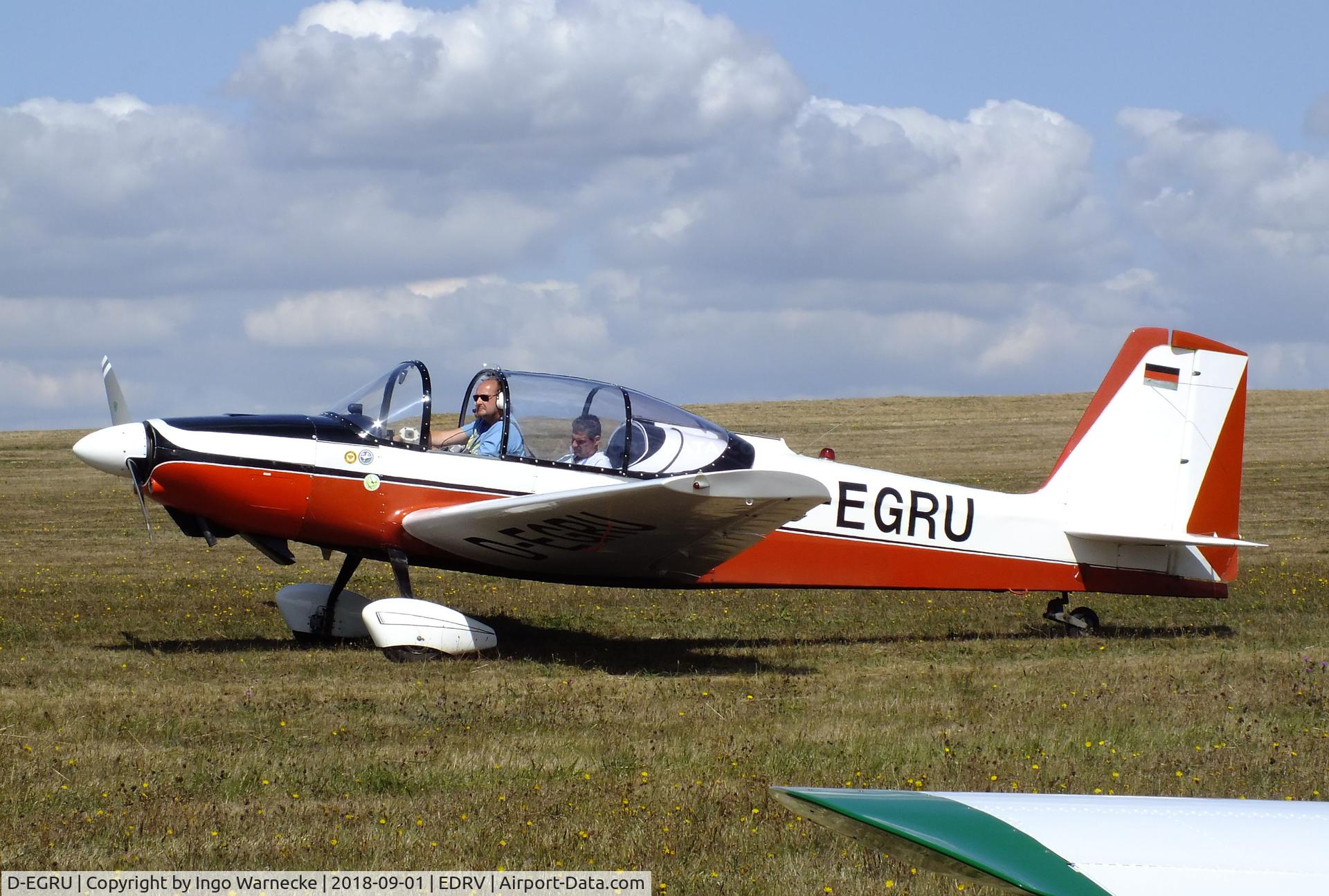 D-EGRU, 1964 Oberlerchner Job 15-180/2 C/N 055, Oberlerchner JOB-15-180/2 at the 2018 Flugplatzfest Wershofen