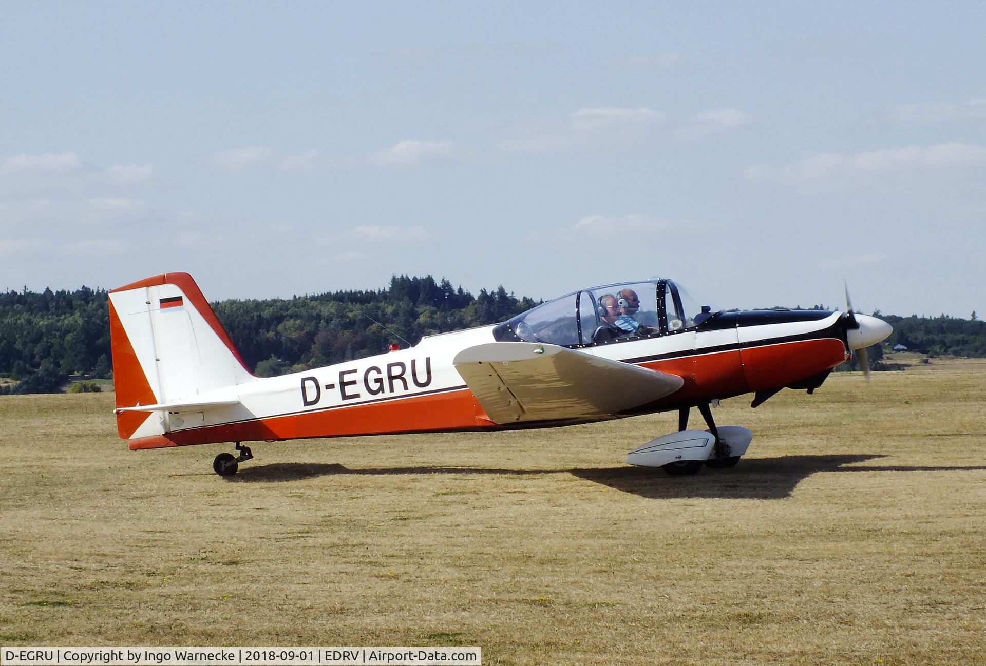 D-EGRU, 1964 Oberlerchner Job 15-180/2 C/N 055, Oberlerchner JOB-15-180/2 at the 2018 Flugplatzfest Wershofen