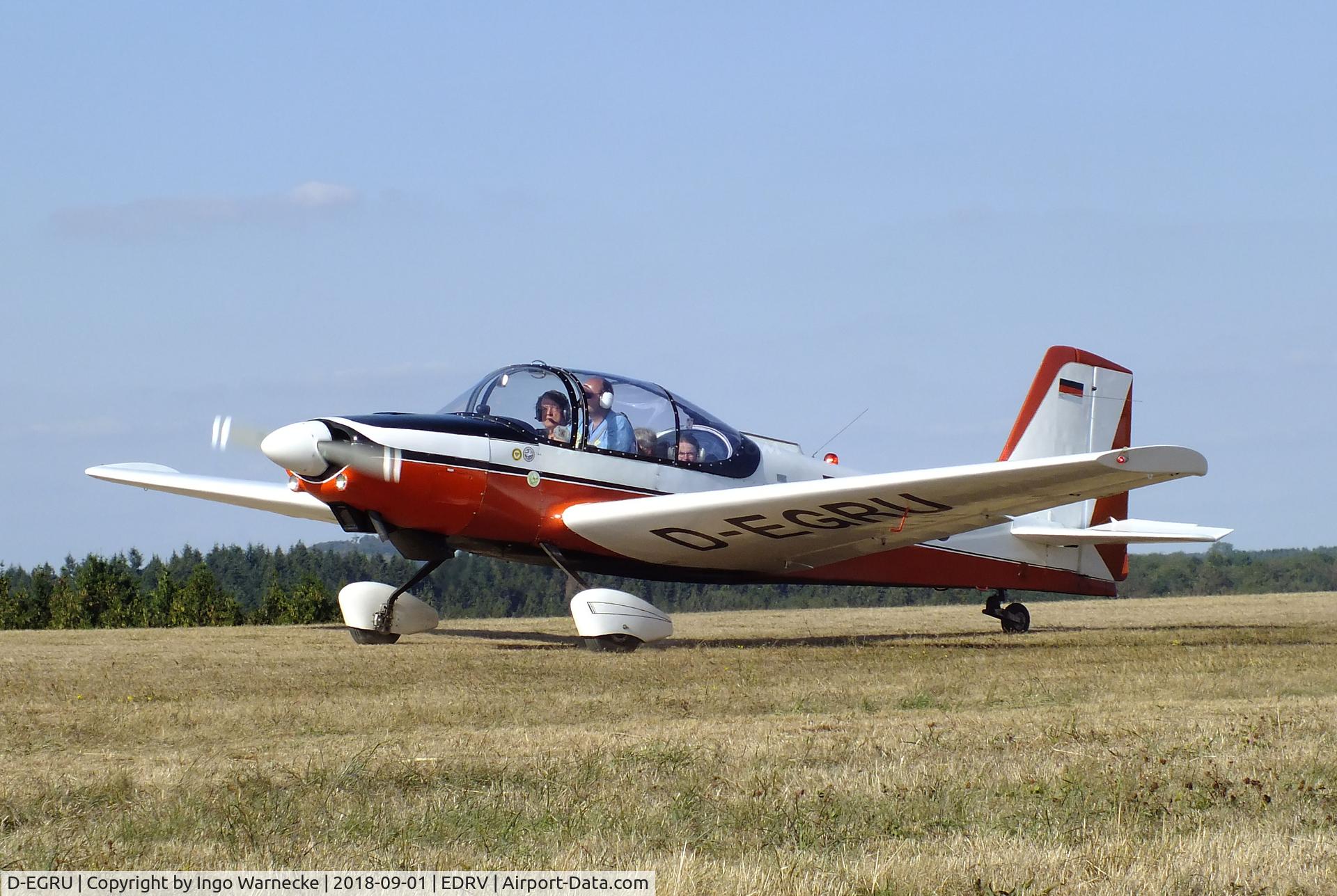 D-EGRU, 1964 Oberlerchner Job 15-180/2 C/N 055, Oberlerchner JOB-15-180/2 at the 2018 Flugplatzfest Wershofen