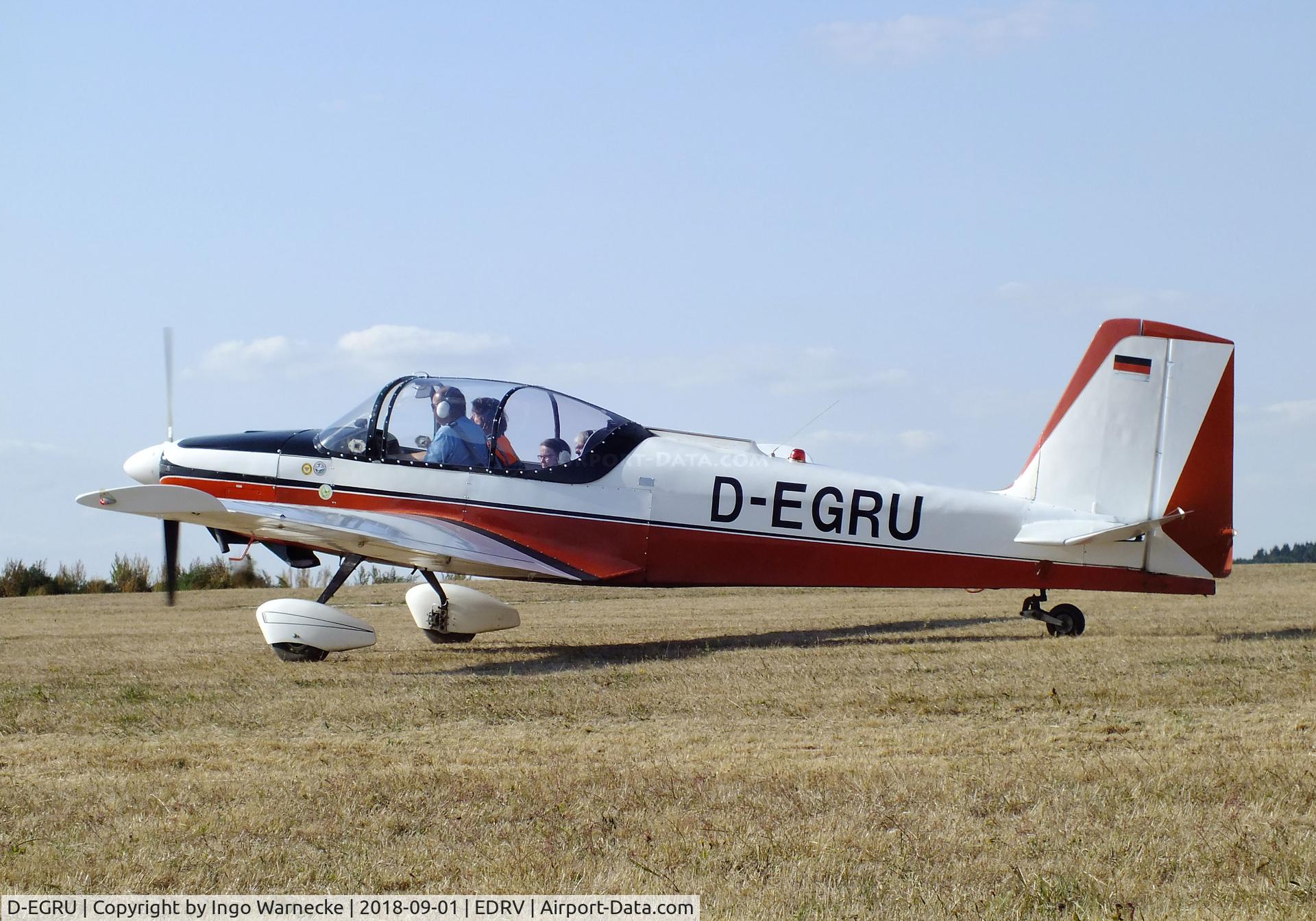 D-EGRU, 1964 Oberlerchner Job 15-180/2 C/N 055, Oberlerchner JOB-15-180/2 at the 2018 Flugplatzfest Wershofen