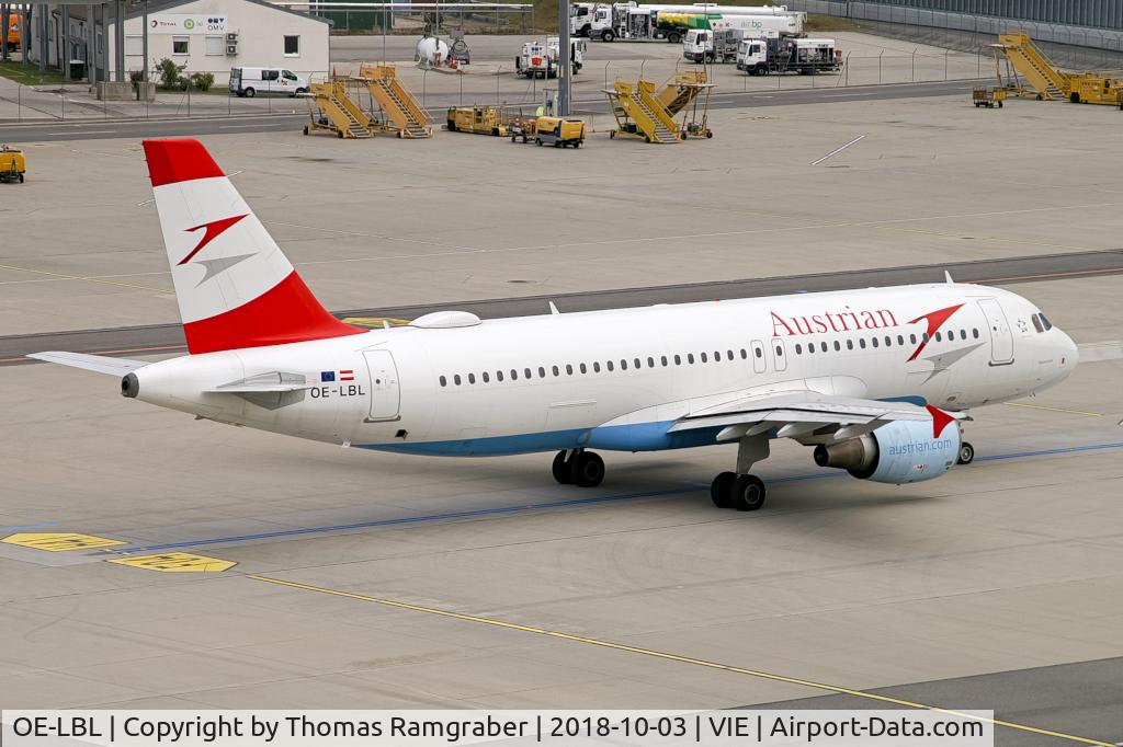 OE-LBL, 2003 Airbus A320-214 C/N 2009, Austrian Airlines Airbus A320