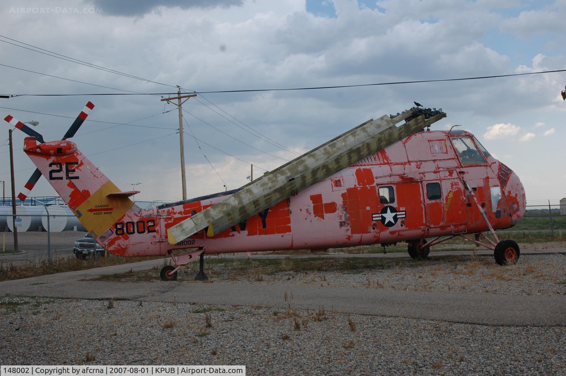 148002, Sikorsky SH-34J Seabat C/N 58-1254, PRIOR TO RESTORATION AND A MOVE INSIDE