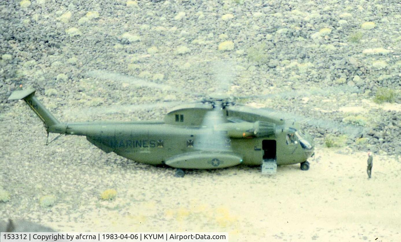 153312, Sikorsky CH-53A Sea Stallion C/N 65-083, IN THE CHOCOLATE MOUNTAINS