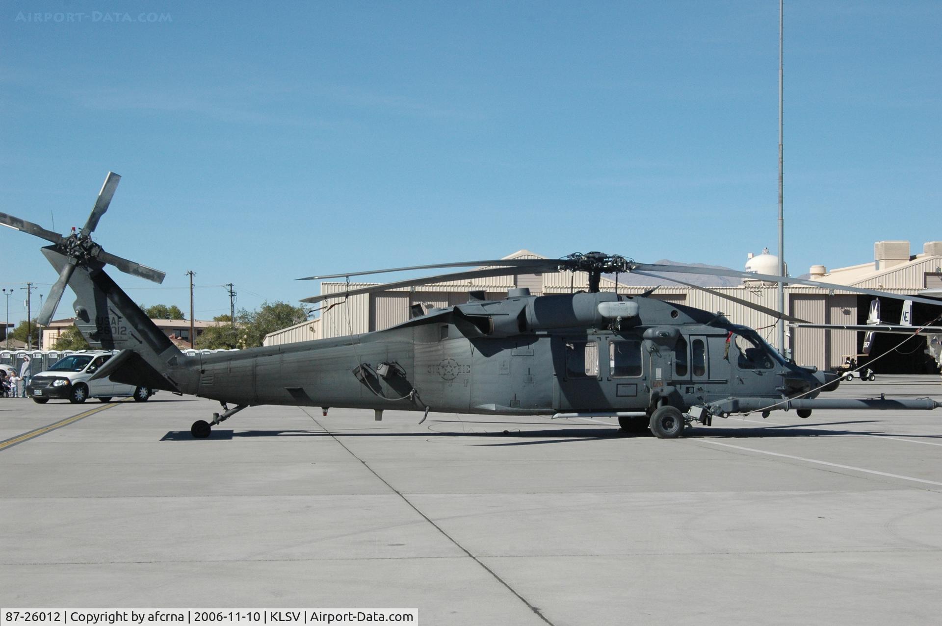 87-26012, 1987 Sikorsky HH-60G Pave Hawk C/N 70-1215, NELLIS AFB OPEN HOUSE