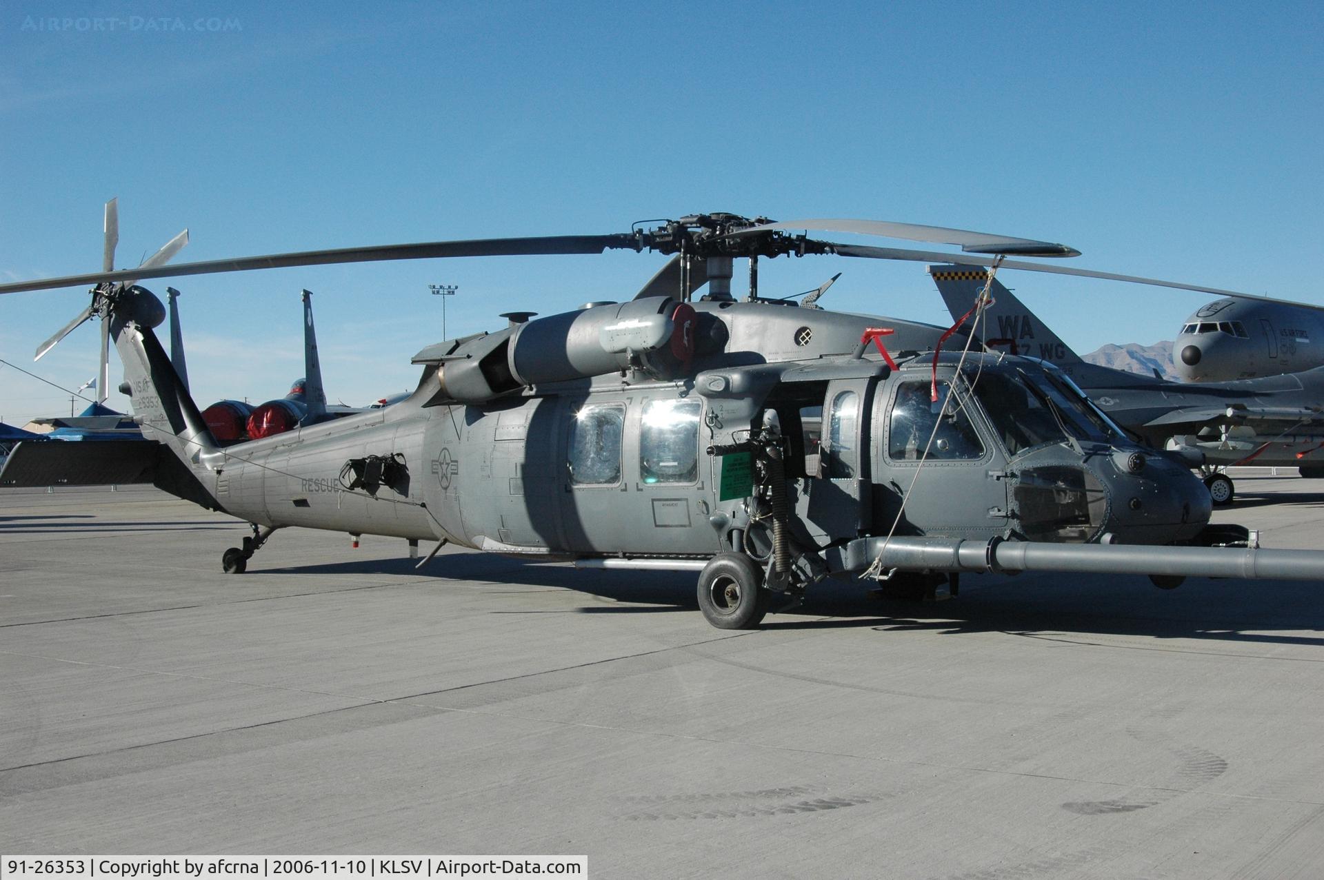 91-26353, 1991 Sikorsky HH-60G Pave Hawk C/N 70-1654, NELLIS AFB OPEN HOUSE