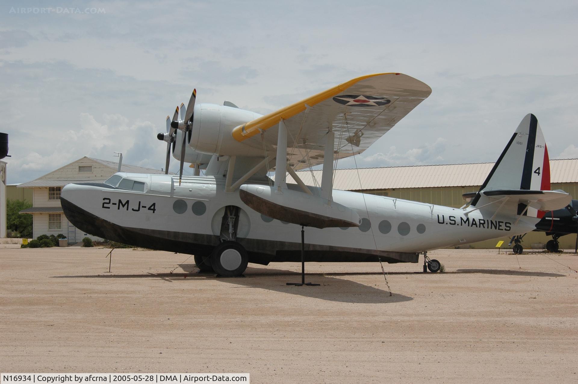 N16934, 1936 Sikorsky S-43 C/N 4325, PIMA AIR MUSEUM